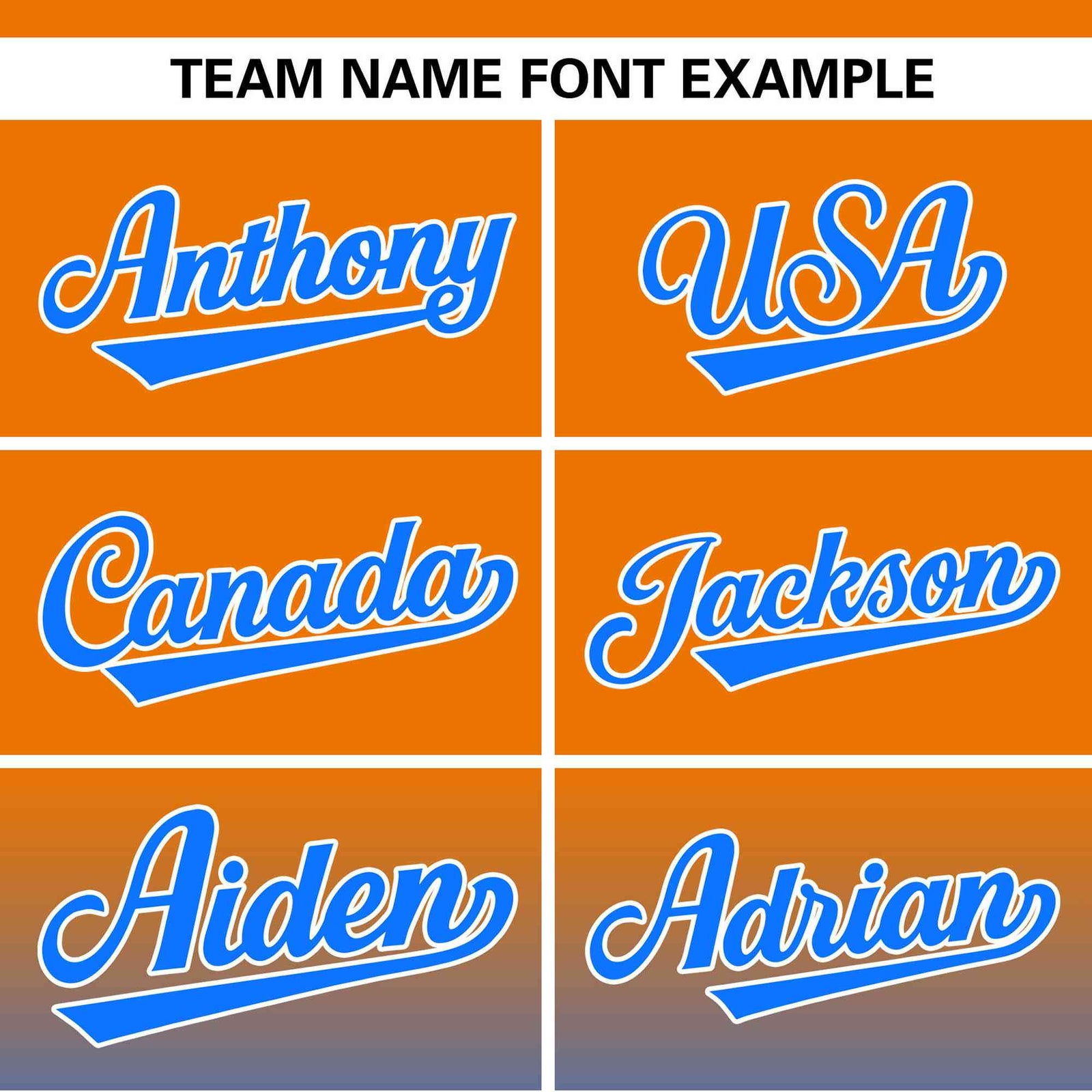 Custom Orange Light Blue-White Gradient Fashion Authentic Pullover Pinstripe Baseball Jersey