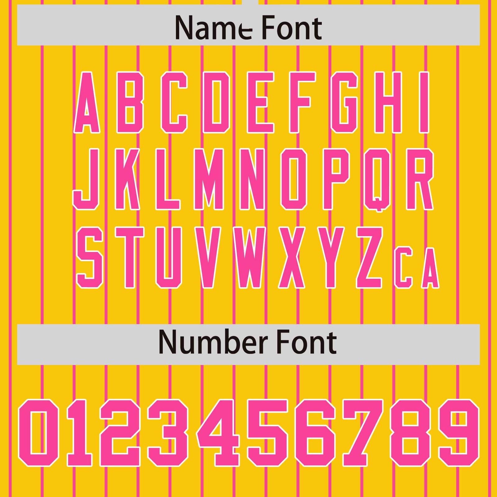 Custom Gold Pink Raglan Sleeves Varsity Full-Snap Pinstripe Letterman Baseball Jacket