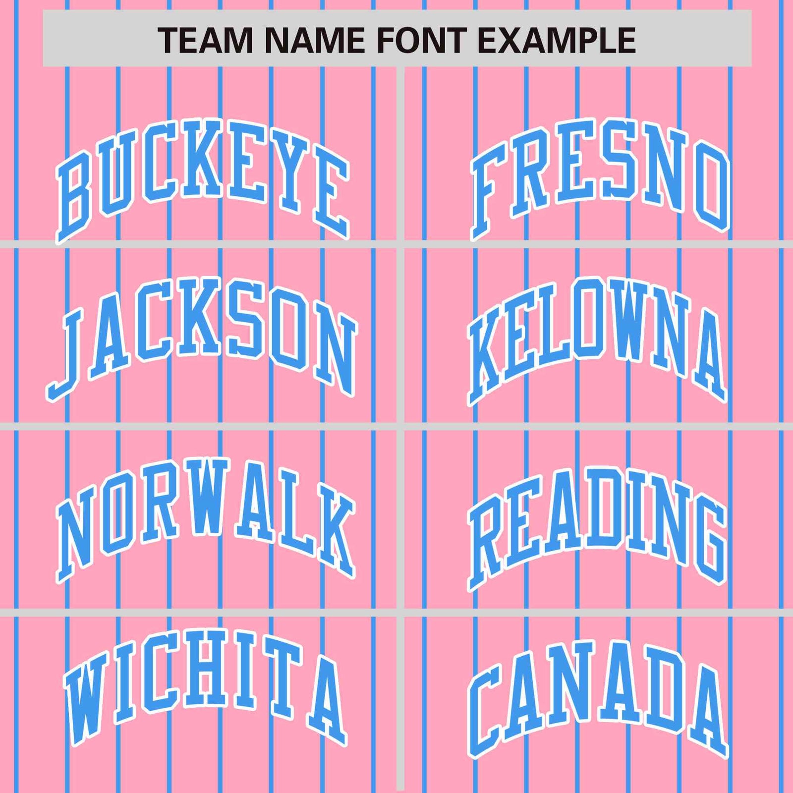 Custom Light Pink Powder Blue Raglan Sleeves Varsity Full-Snap Pinstripe Letterman Baseball Jacket