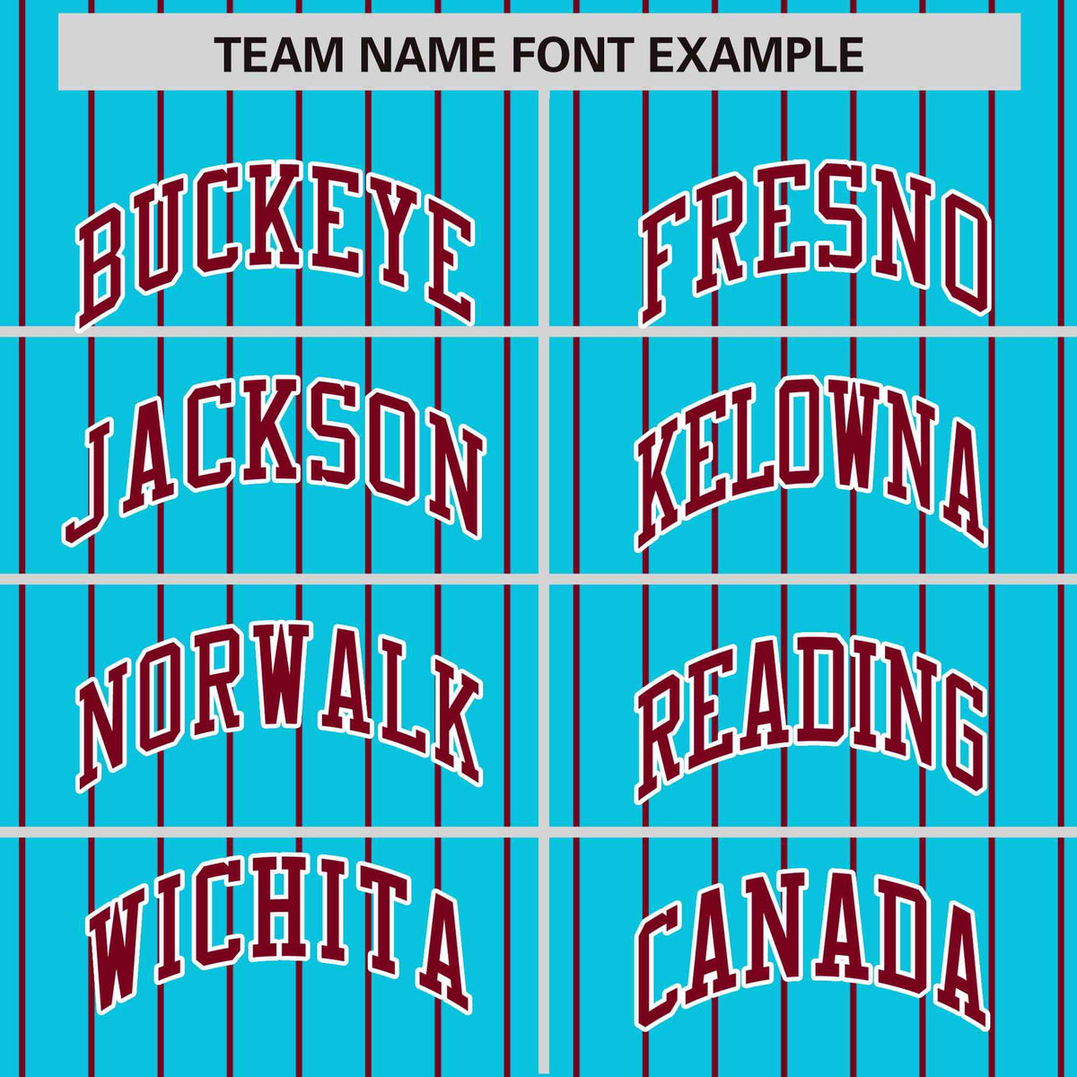 Custom Sky Blue Crimson Raglan Sleeves Varsity Full-Snap Pinstripe Letterman Baseball Jacket