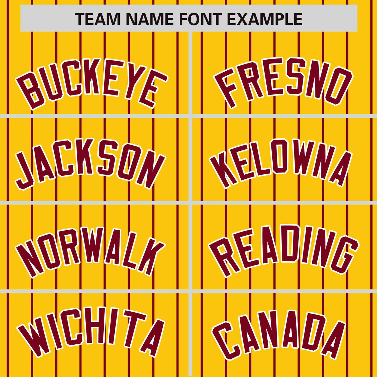 Custom Gold Crimson Raglan Sleeves Varsity Full-Snap Pinstripe Letterman Baseball Jacket