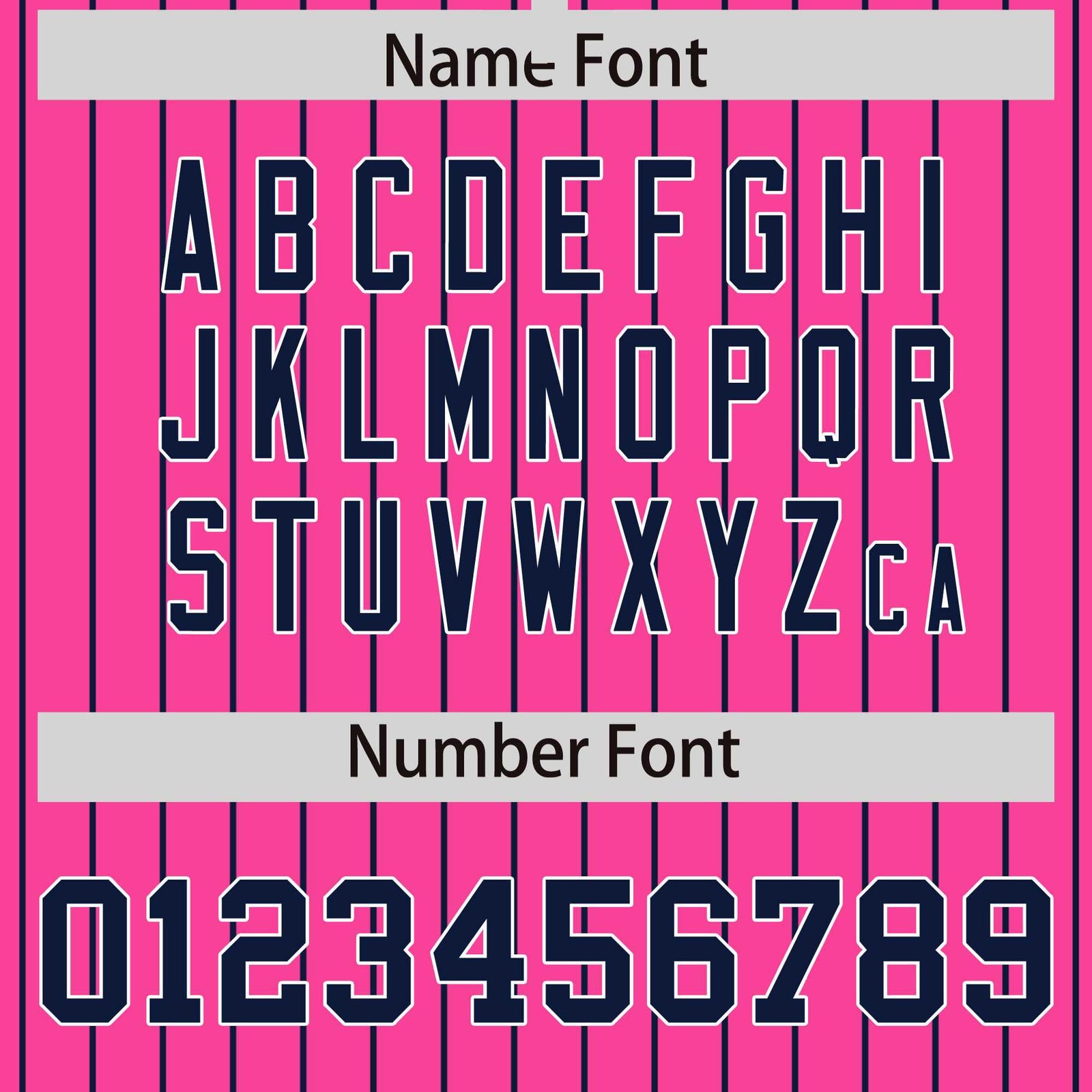 Custom Pink Navy Raglan Sleeves Varsity Full-Snap Pinstripe Letterman Baseball Jacket