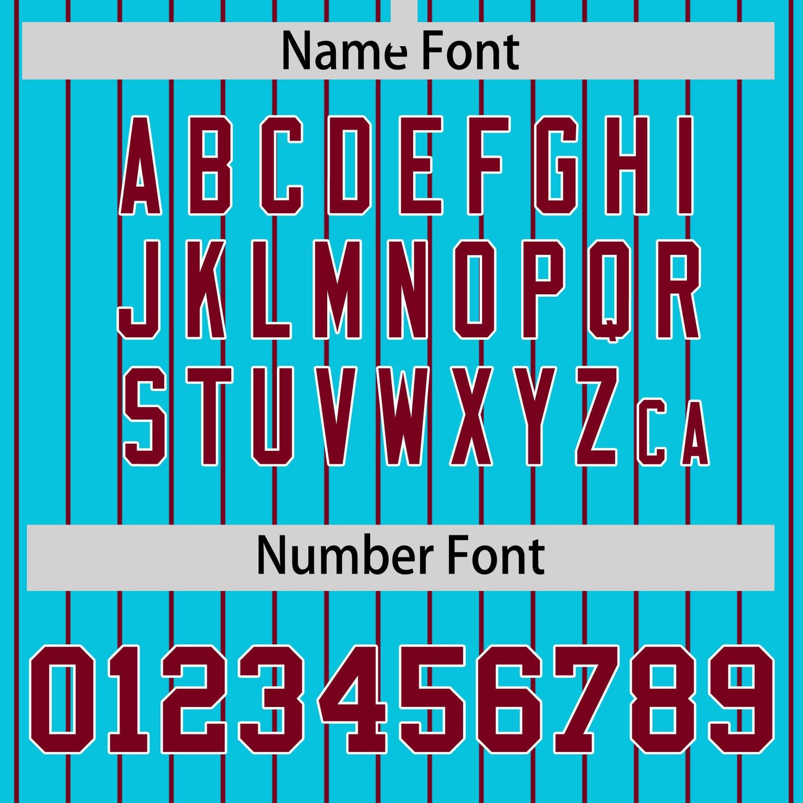 Custom Sky Blue Crimson Raglan Sleeves Varsity Full-Snap Pinstripe Letterman Baseball Jacket