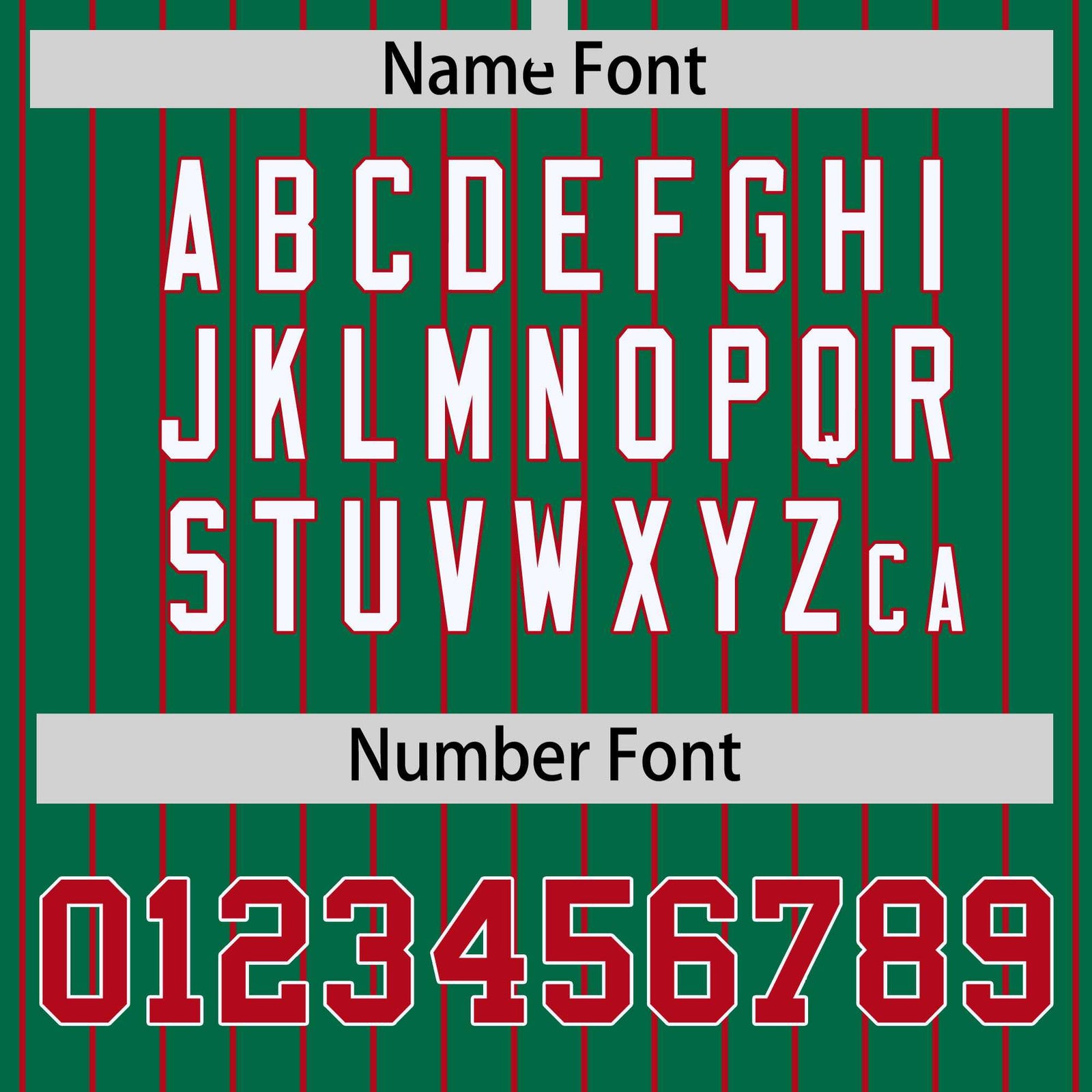 Custom Kelly Green Red Raglan Sleeves Varsity Full-Snap Pinstripe Letterman Baseball Jacket