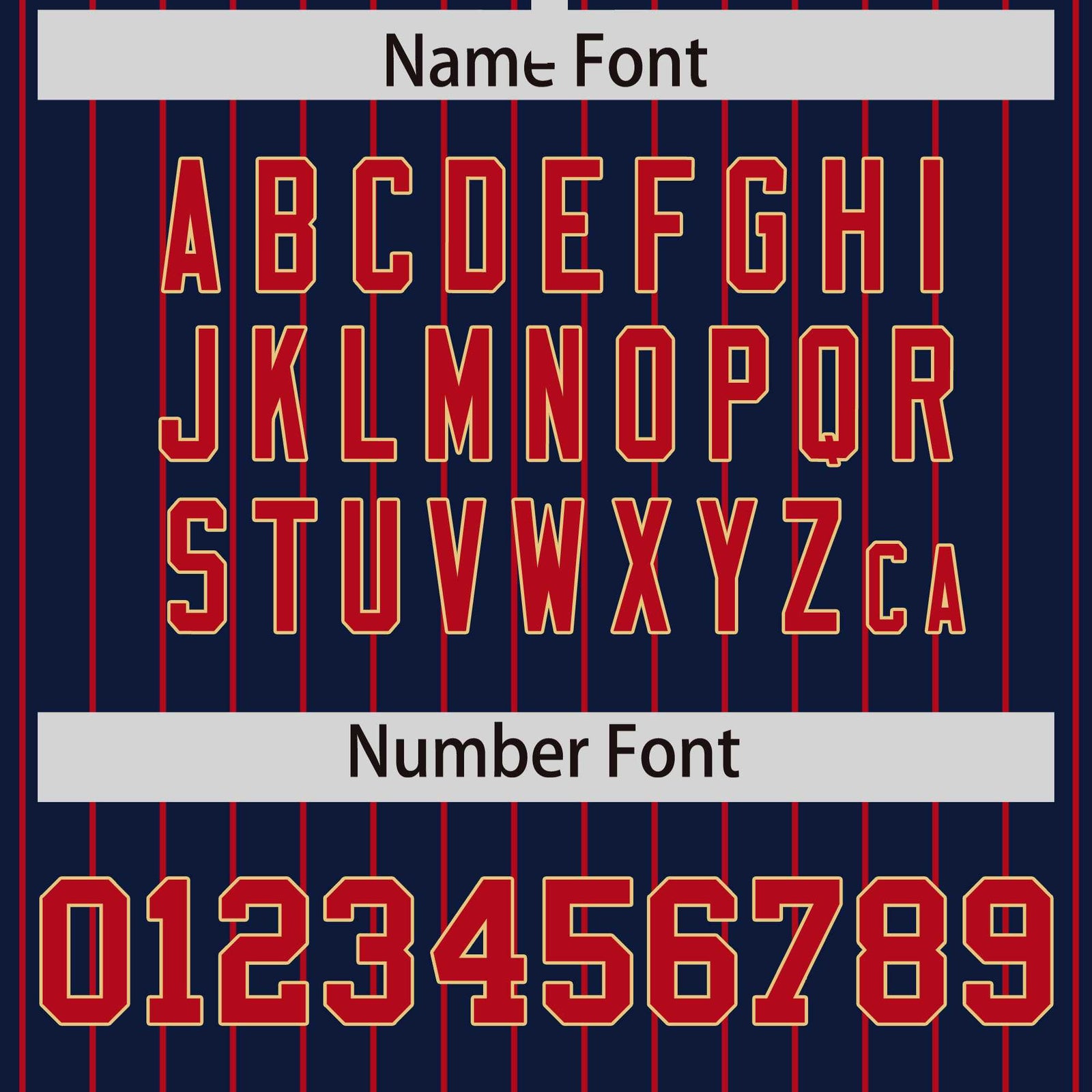 Custom Navy Red Raglan Sleeves Varsity Full-Snap Pinstripe Letterman Baseball Jacket