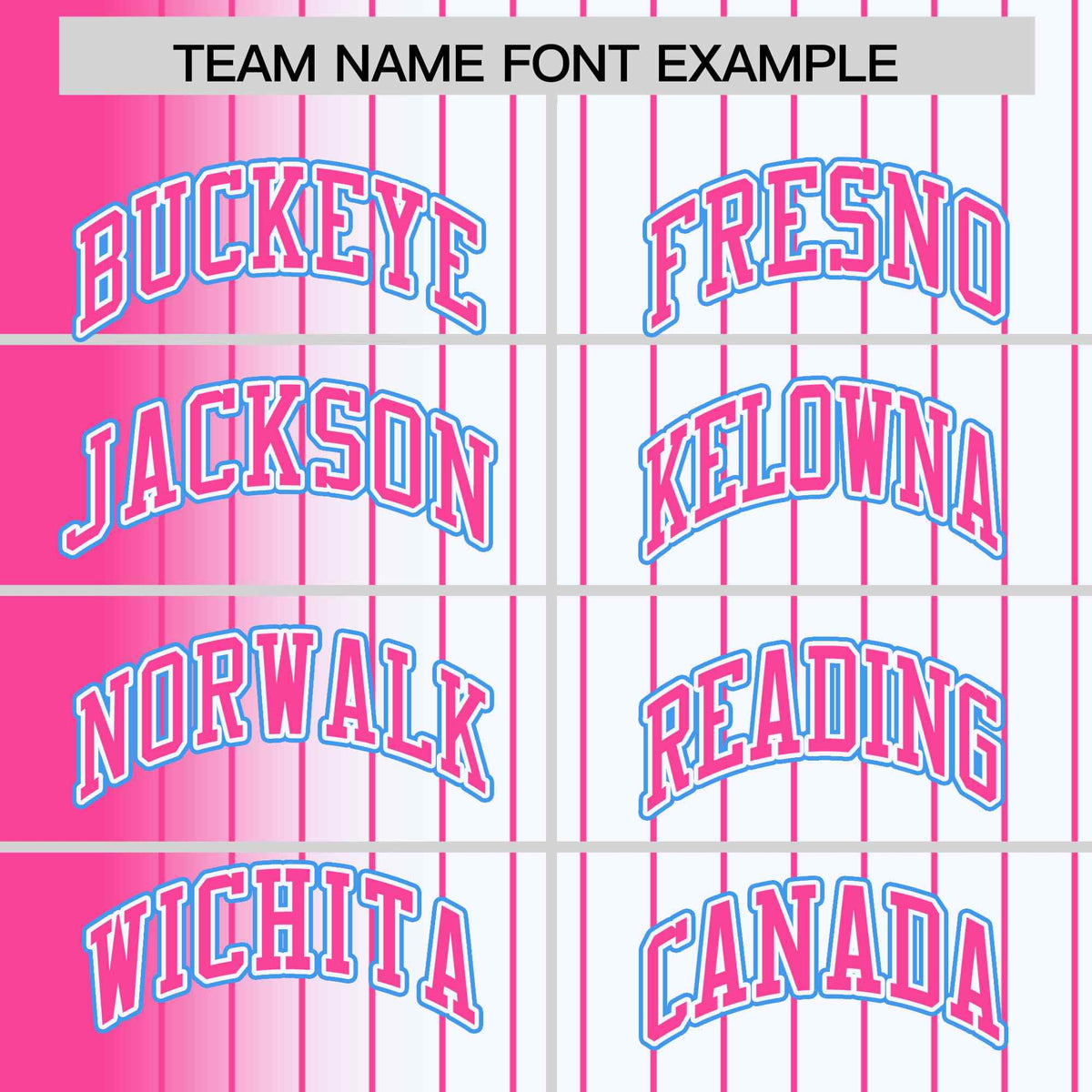 Custom White Pink Gradient Varsity Full-Snap Pinstripe Letterman Baseball Jacket