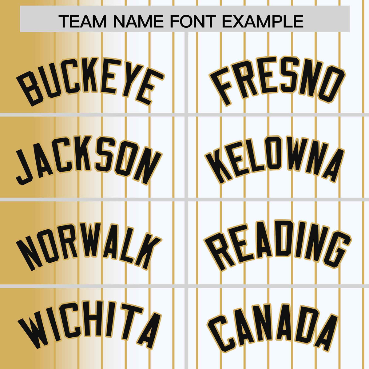 Custom White Old Gold Gradient Varsity Full-Snap Pinstripe Letterman Baseball Jacket