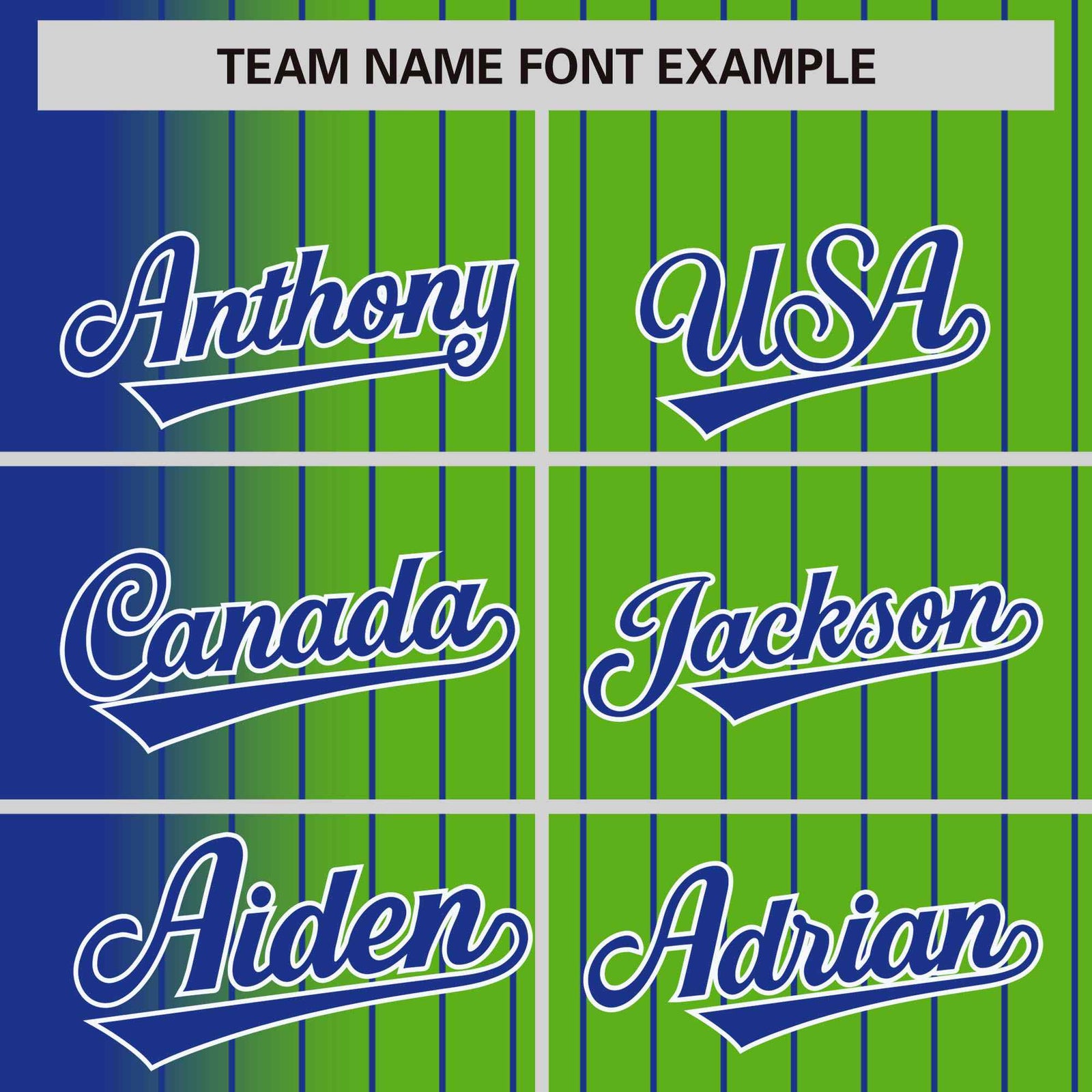 Custom Green Royal Gradient Varsity Full-Snap Pinstripe Letterman Baseball Jacket