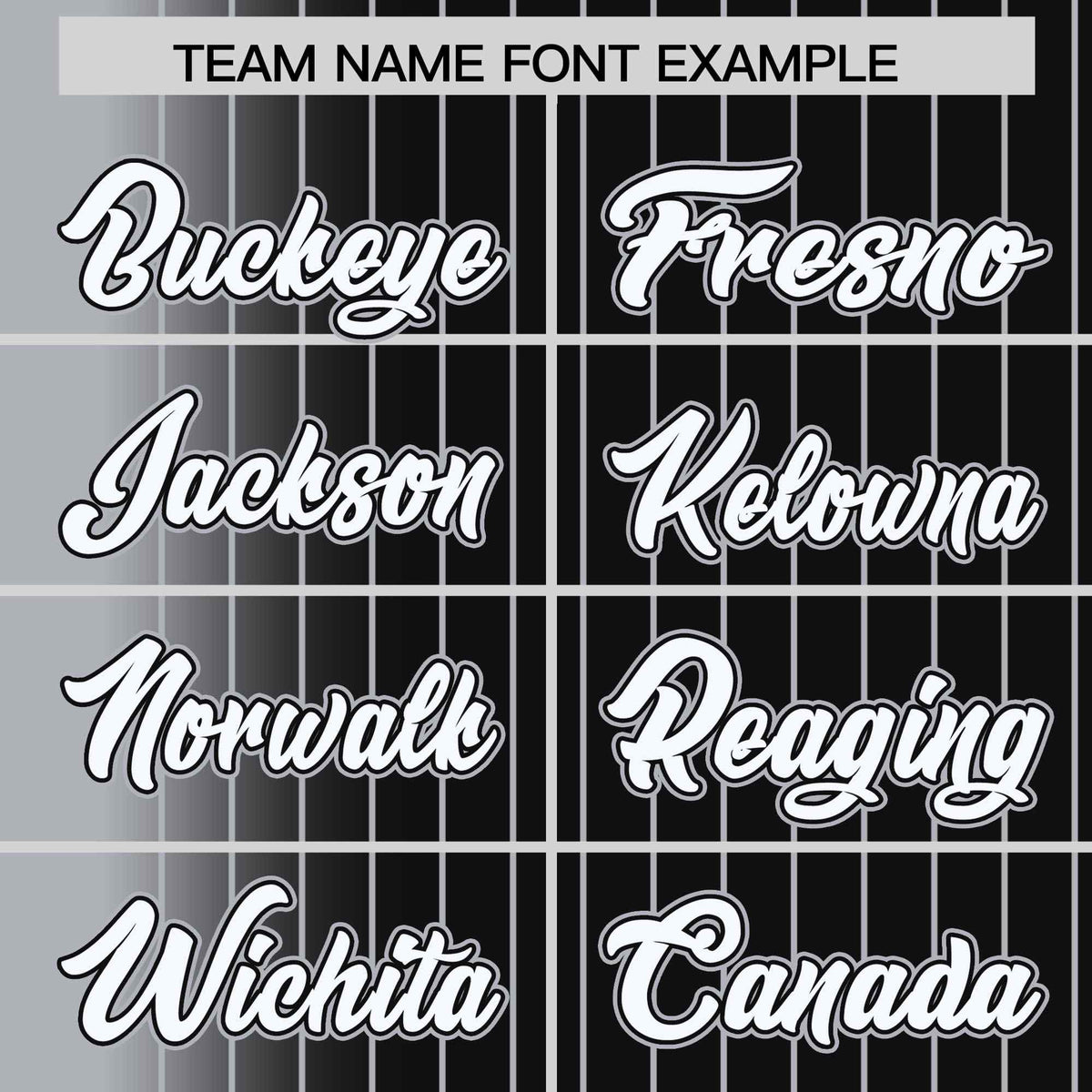 Custom Black Gray Gradient Varsity Full-Snap Pinstripe Letterman Baseball Jacket