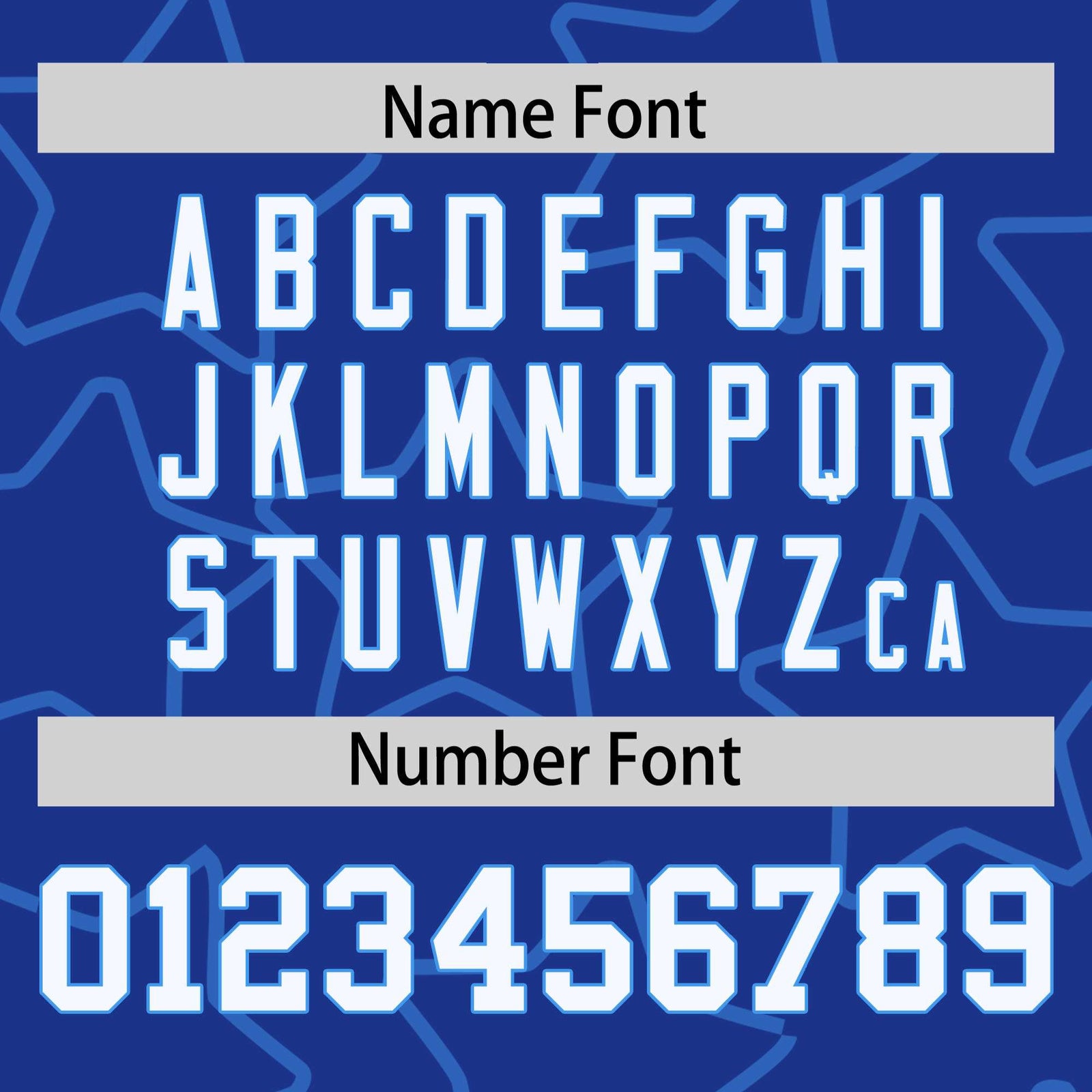 Custom Royal Powder Blue Varsity Full-Snap Star Pattern Letterman Baseball Jacket