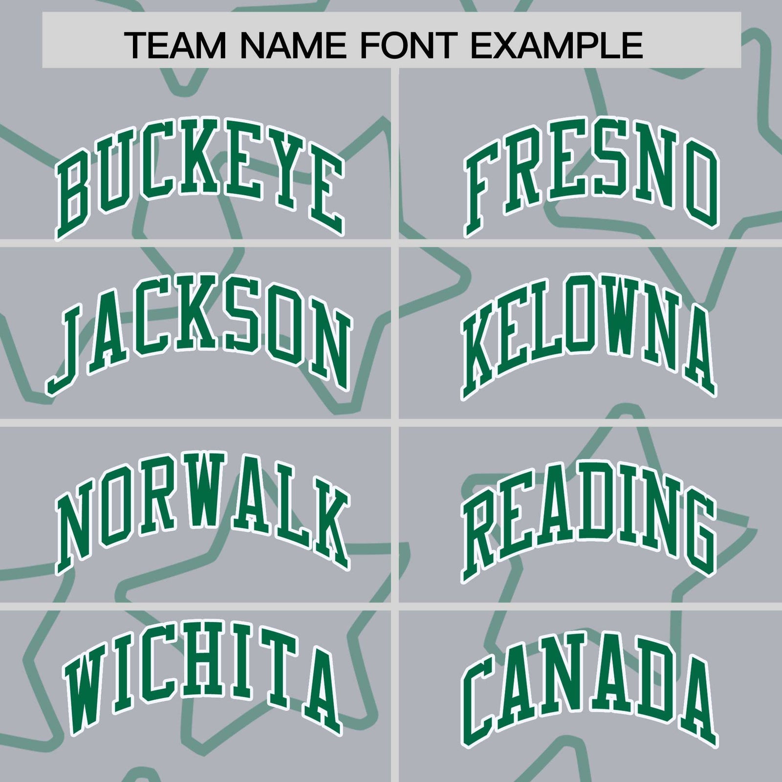 Custom Gray Kelly Green Varsity Full-Snap Star Pattern Letterman Baseball Jacket