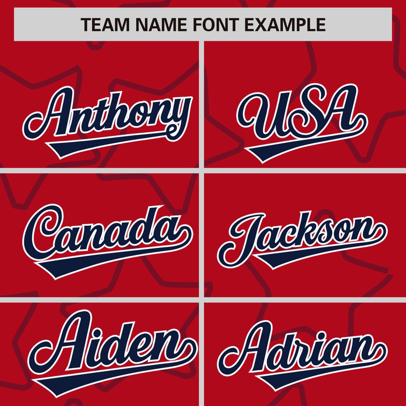 Custom Red Navy Varsity Full-Snap Star Pattern Letterman Baseball Jacket