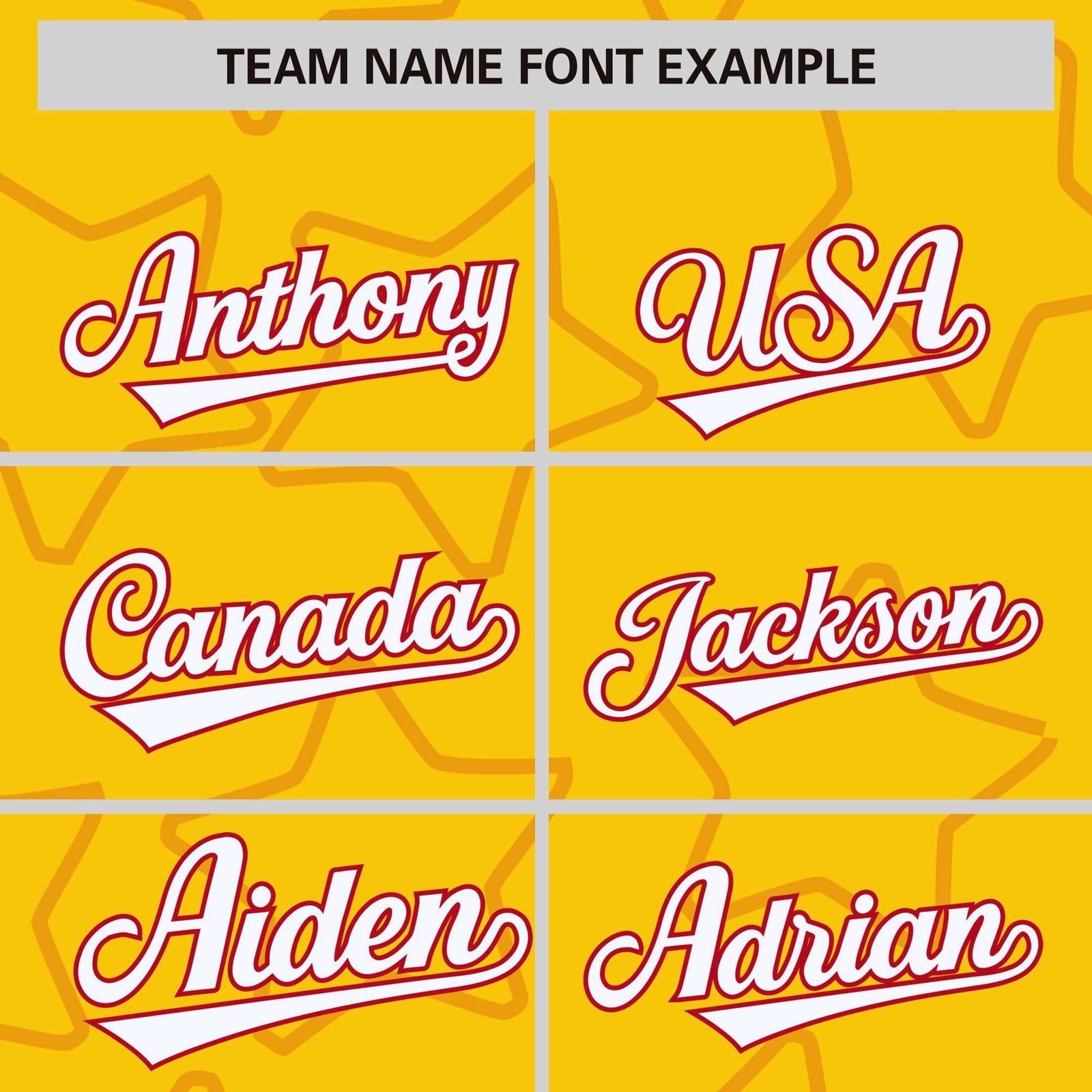 Custom Gold Red Varsity Full-Snap Star Pattern Letterman Baseball Jacket