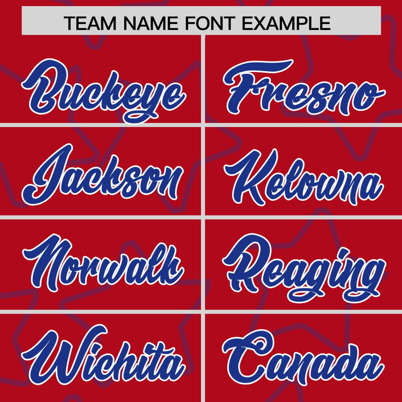 Custom Red Royal Varsity Full-Snap Star Pattern Letterman Baseball Jacket