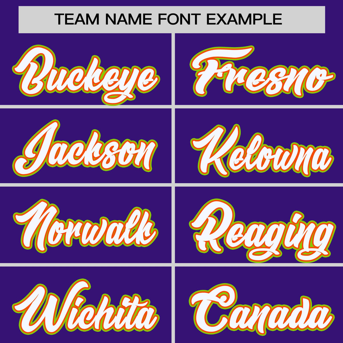 Custom Purple Orange-Neon Green Varsity Full-Snap Authentic Raglan Sleeves Letterman Bomber Jacket