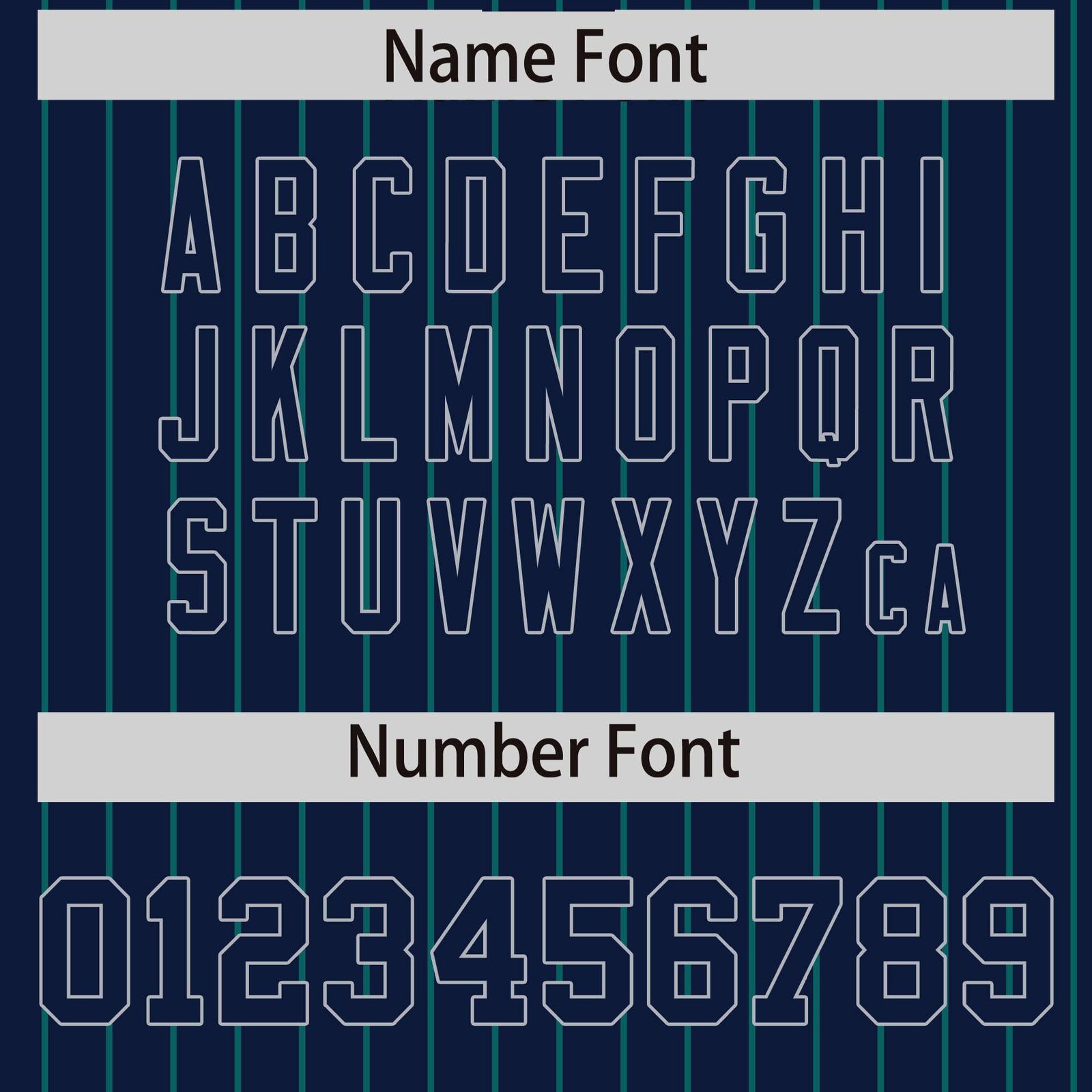 Custom Navy Aqua Raglan Sleeves Varsity Full-Snap Pinstripe Letterman Baseball Jacket