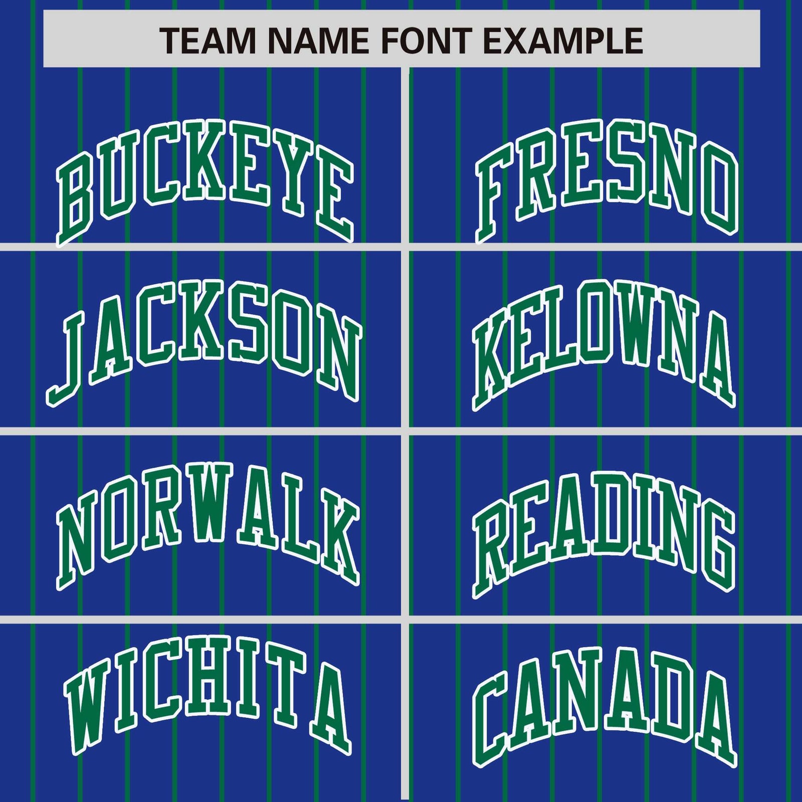 Custom Royal Kelly Green Raglan Sleeves Varsity Full-Snap Pinstripe Letterman Baseball Jacket