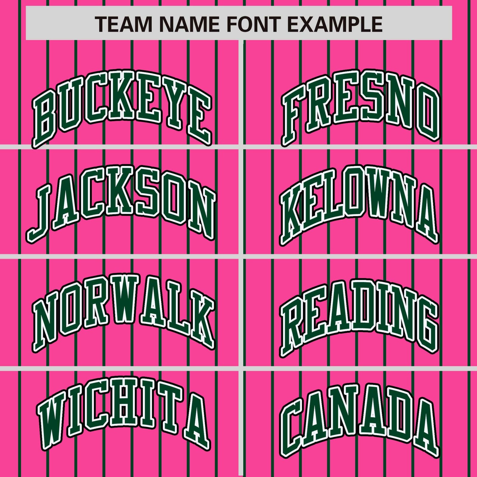 Custom Pink Green Raglan Sleeves Varsity Full-Snap Pinstripe Letterman Baseball Jacket