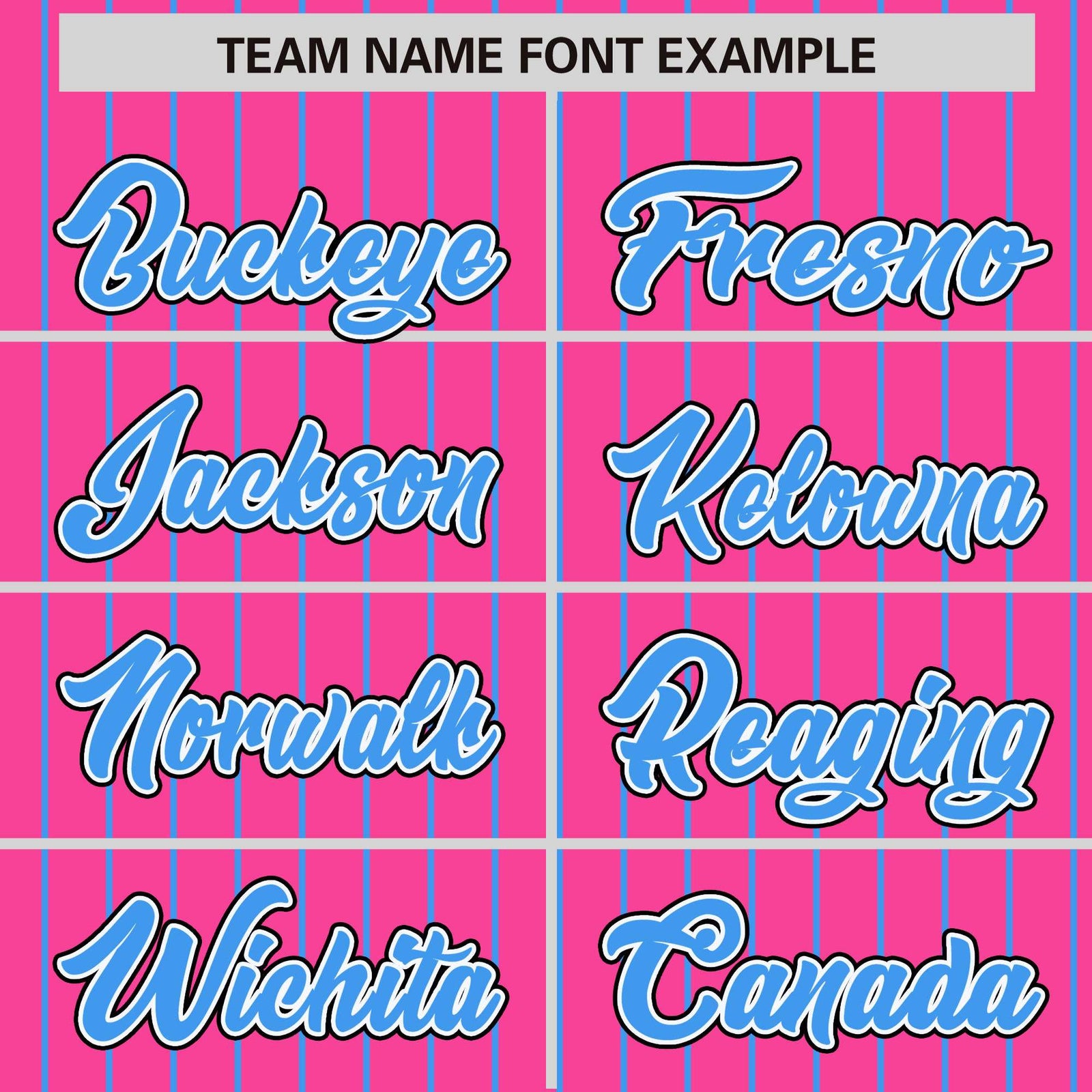 Custom Pink Powder Blue Raglan Sleeves Varsity Full-Snap Pinstripe Letterman Baseball Jacket