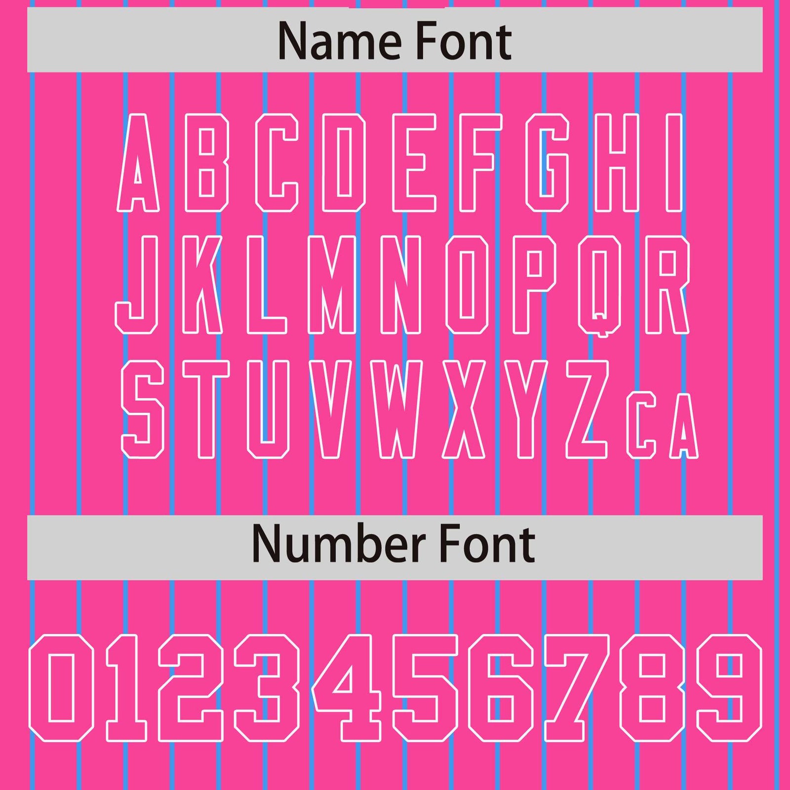 Custom Pink Powder Blue Raglan Sleeves Varsity Full-Snap Pinstripe Letterman Baseball Jacket