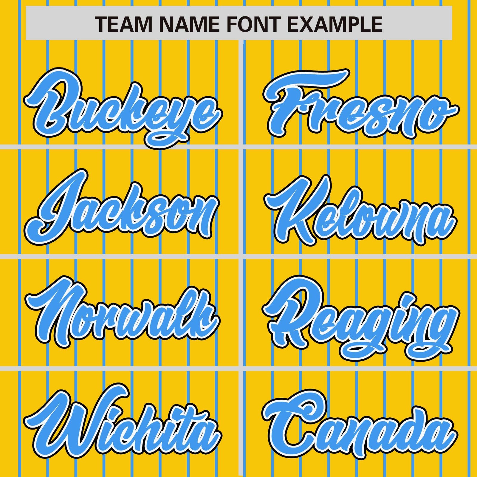 Custom Gold Powder Blue Raglan Sleeves Varsity Full-Snap Pinstripe Letterman Baseball Jacket