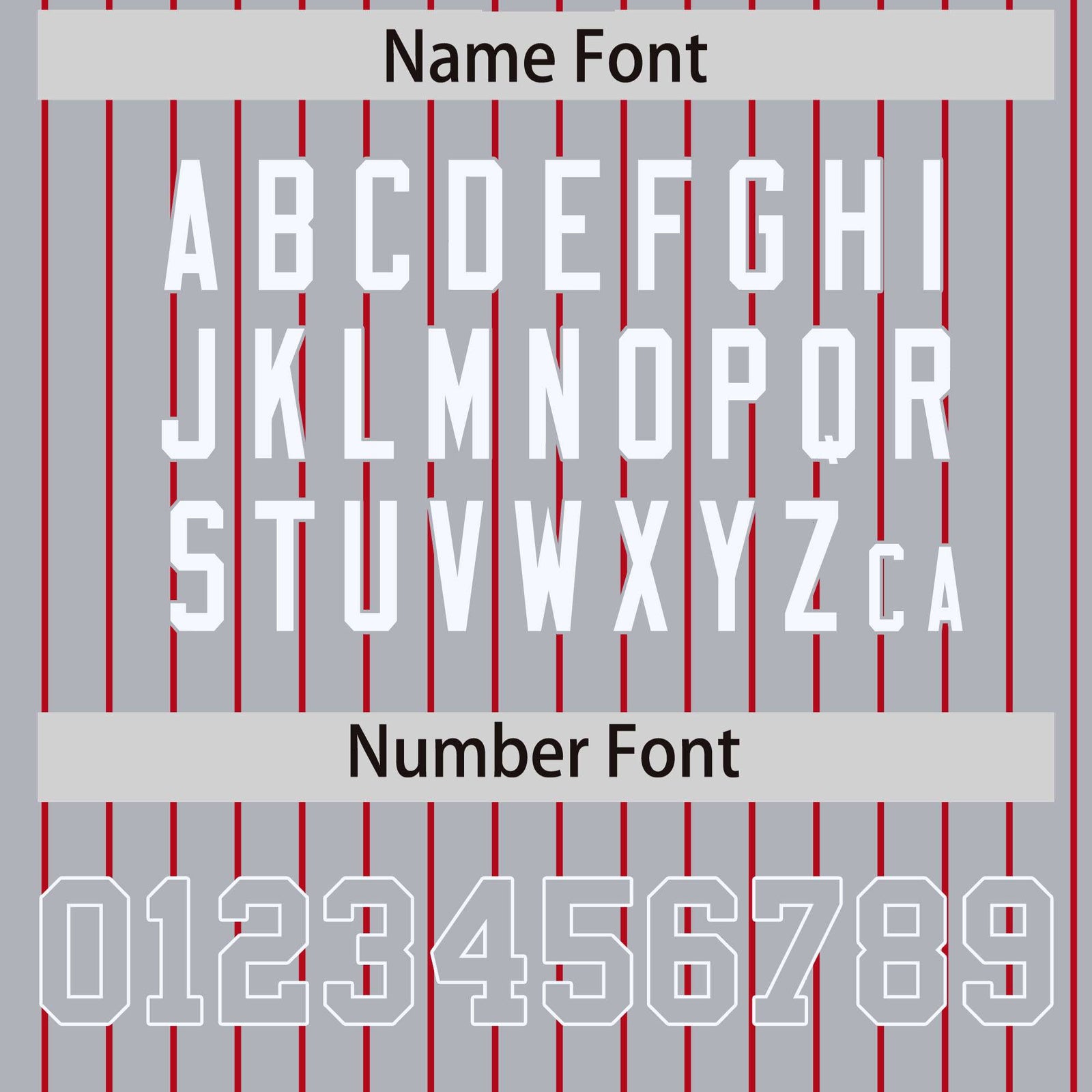 Custom Gray Red Raglan Sleeves Varsity Full-Snap Pinstripe Letterman Baseball Jacket