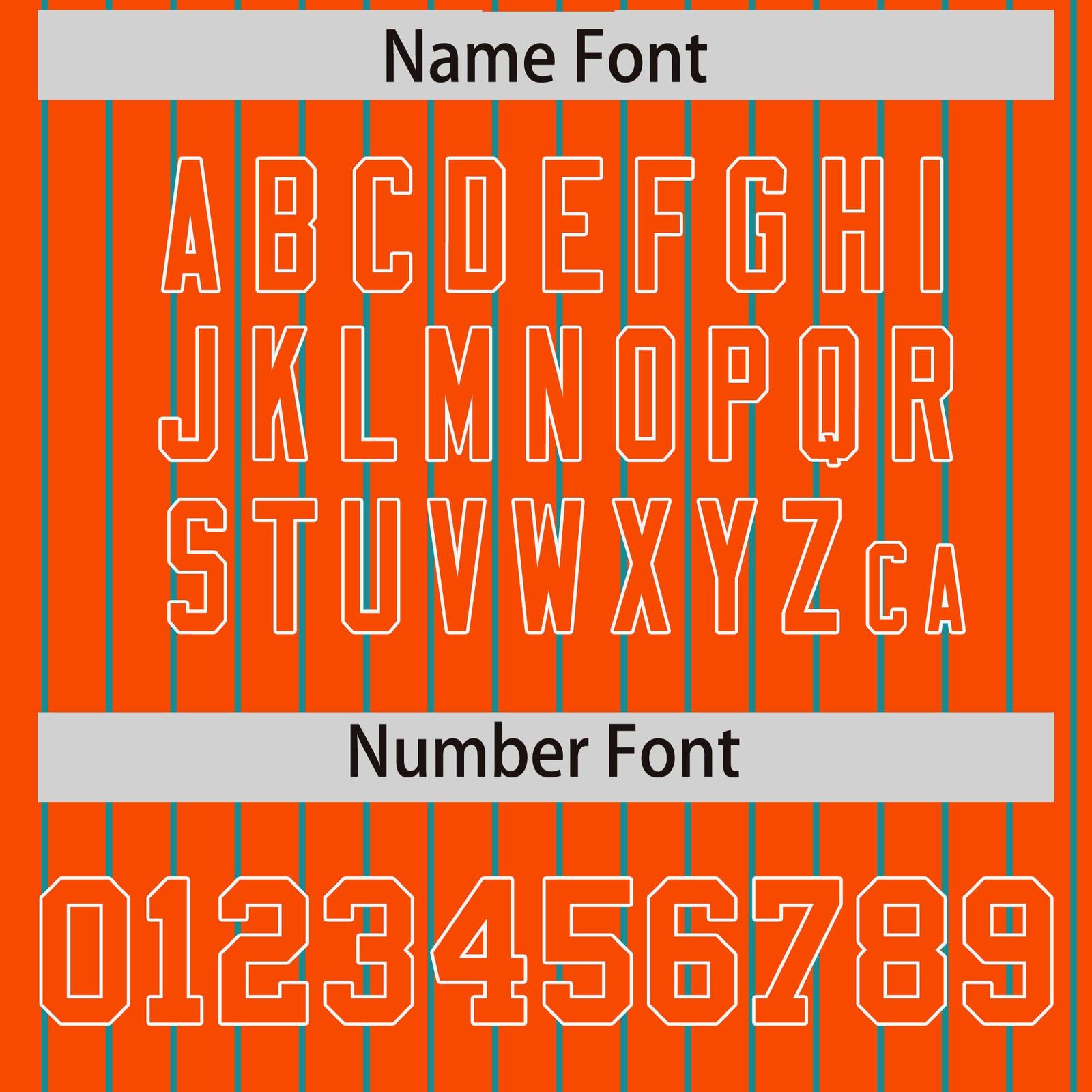 Custom Orange Aqua Raglan Sleeves Varsity Full-Snap Pinstripe Letterman Baseball Jacket