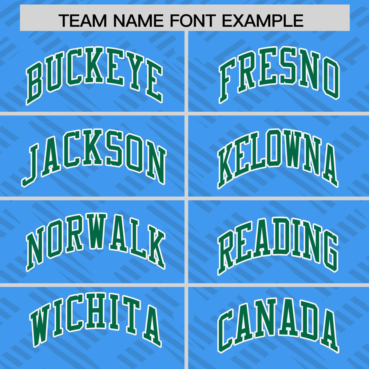 Custom Powder Blue Kelly Green L Pattern Varsity Raglan Sleeves Full-Snap Letterman Baseball Jacket