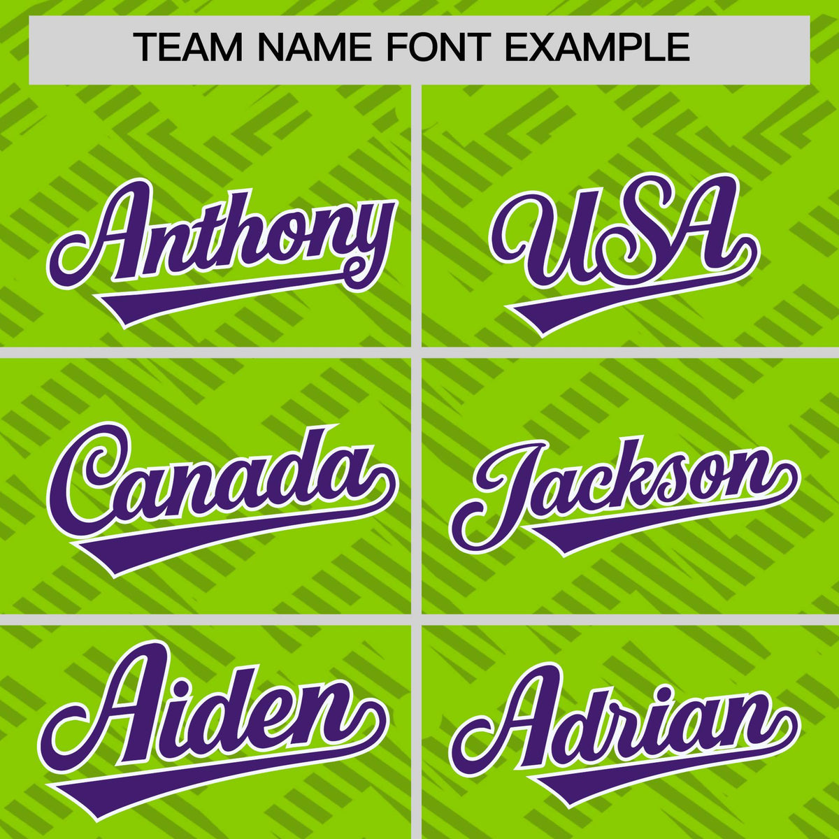 Custom Neon Green Purple L Pattern Varsity Raglan Sleeves Full-Snap Letterman Baseball Jacket