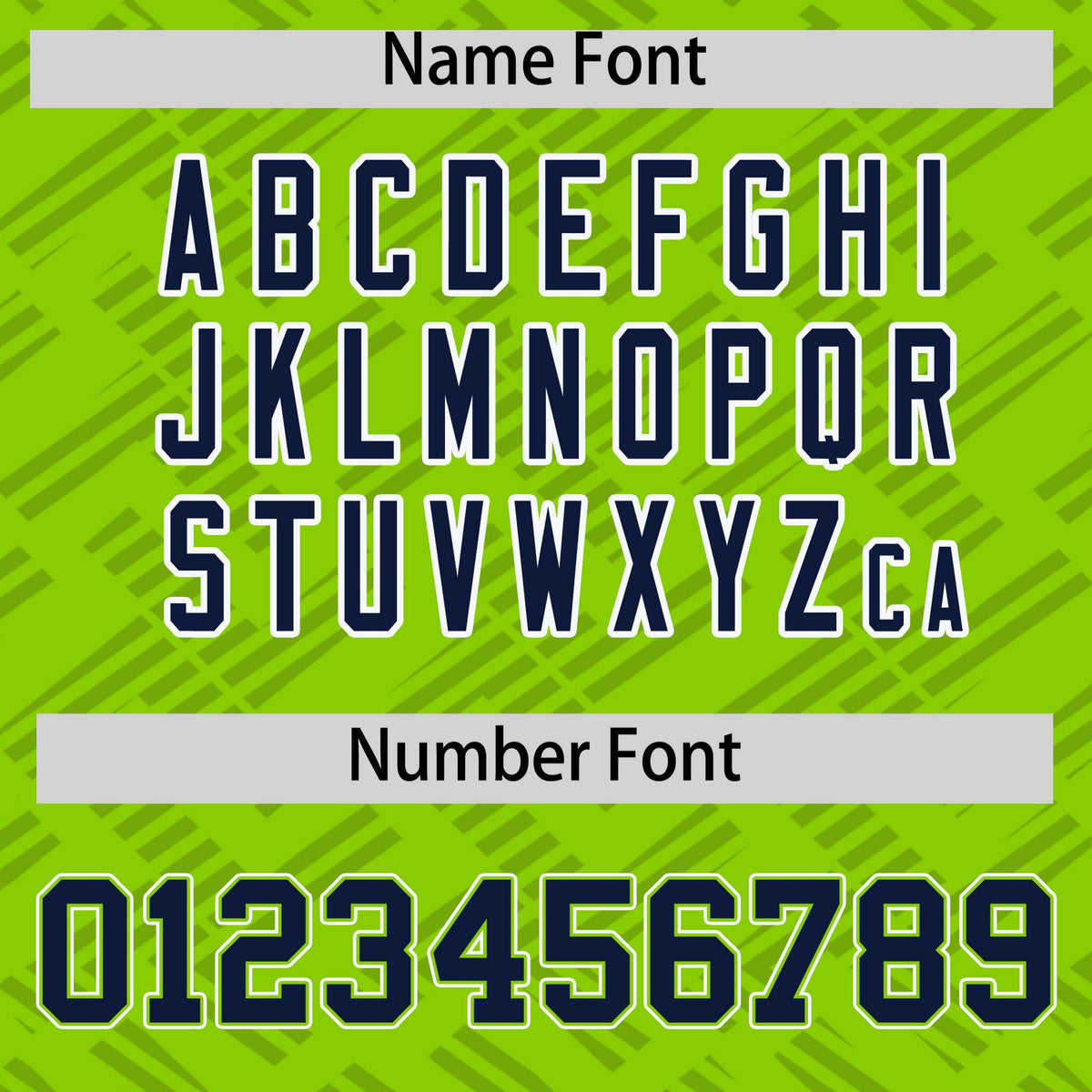 Custom Neon Green Navy L Pattern Varsity Raglan Sleeves Full-Snap Letterman Baseball Jacket