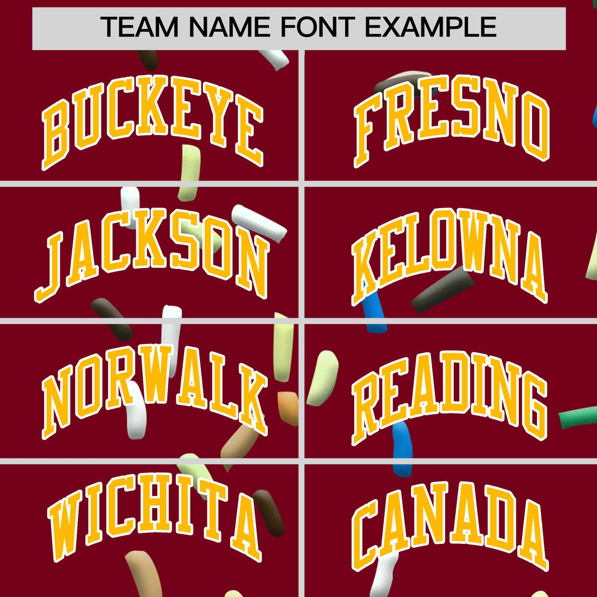 Custom Crimson Ice Cream Cone Graffiti Pattern Full-Snap Varsity Letterman Jackets