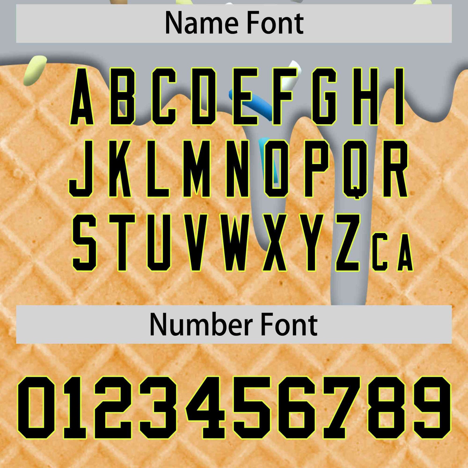 Custom Silver Ice Cream Cone Graffiti Pattern Full-Snap Varsity Letterman Jackets