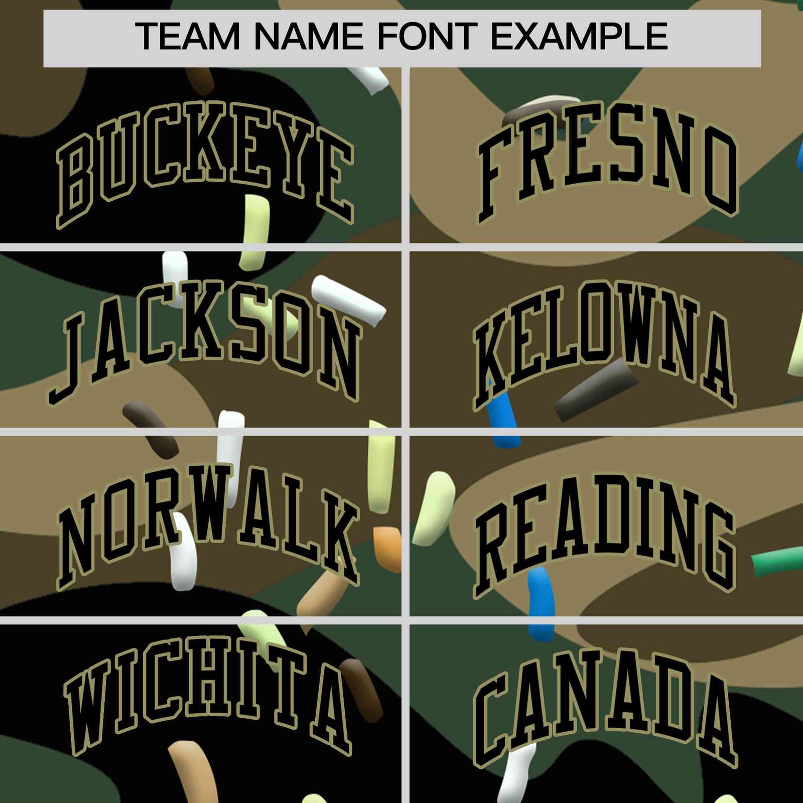 Custom Camo Ice Cream Cone Graffiti Pattern Full-Snap Varsity Letterman Jackets