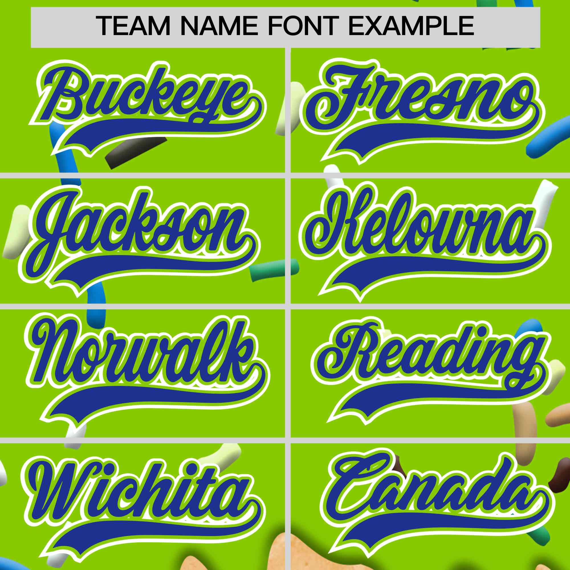 Custom Neon Green Ice Cream Cone Graffiti Pattern Full-Snap Varsity Letterman Jackets