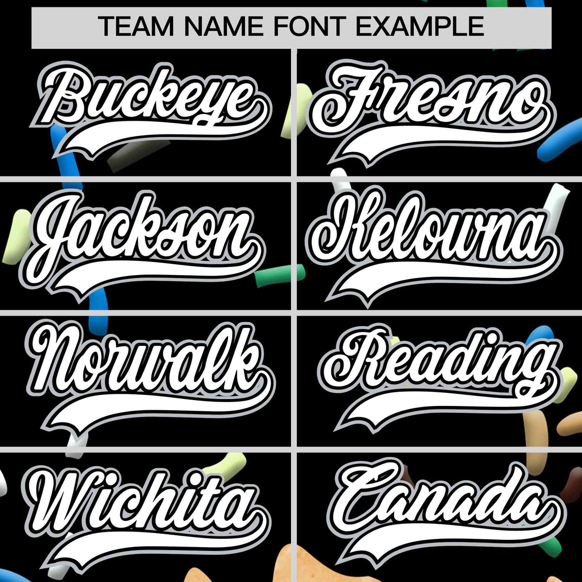 Custom Black Ice Cream Cone Graffiti Pattern Full-Snap Varsity Letterman Jackets