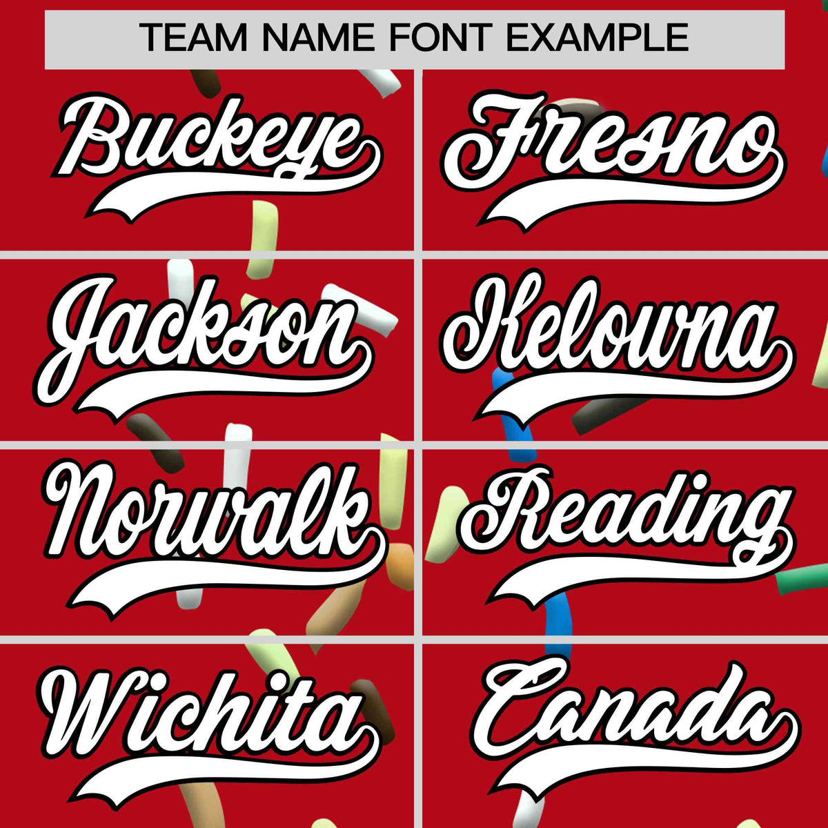 Custom Red Ice Cream Cone Graffiti Pattern Full-Snap Varsity Letterman Jackets