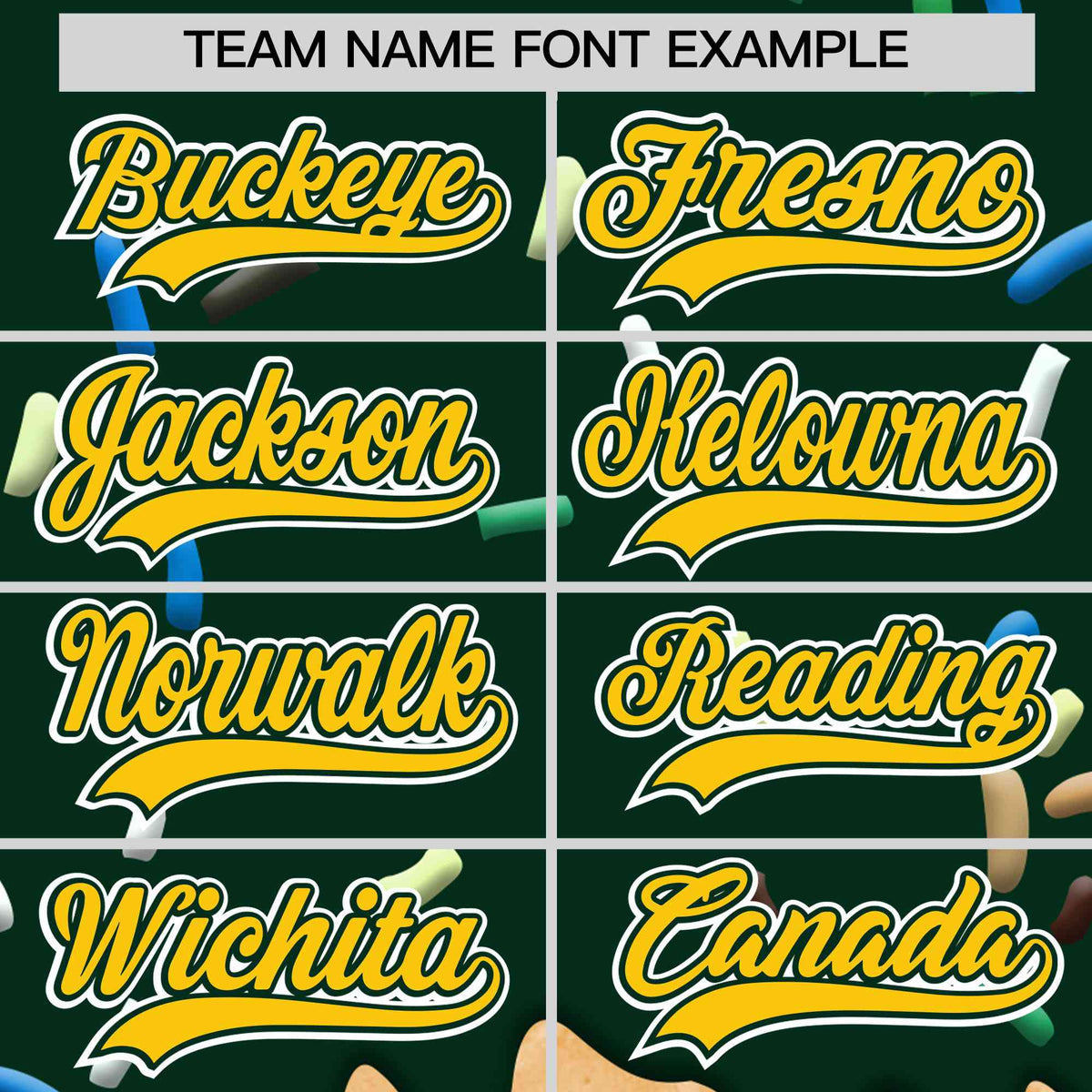 Custom Green Ice Cream Cone Graffiti Pattern Full-Snap Varsity Letterman Jackets