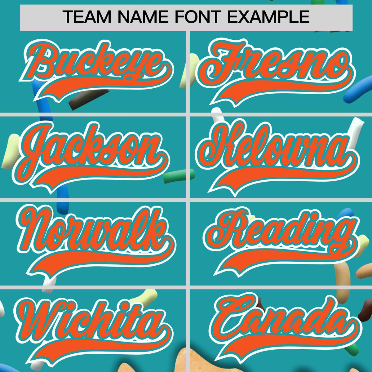 Custom Aqua Ice Cream Cone Graffiti Pattern Full-Snap Varsity Letterman Jackets