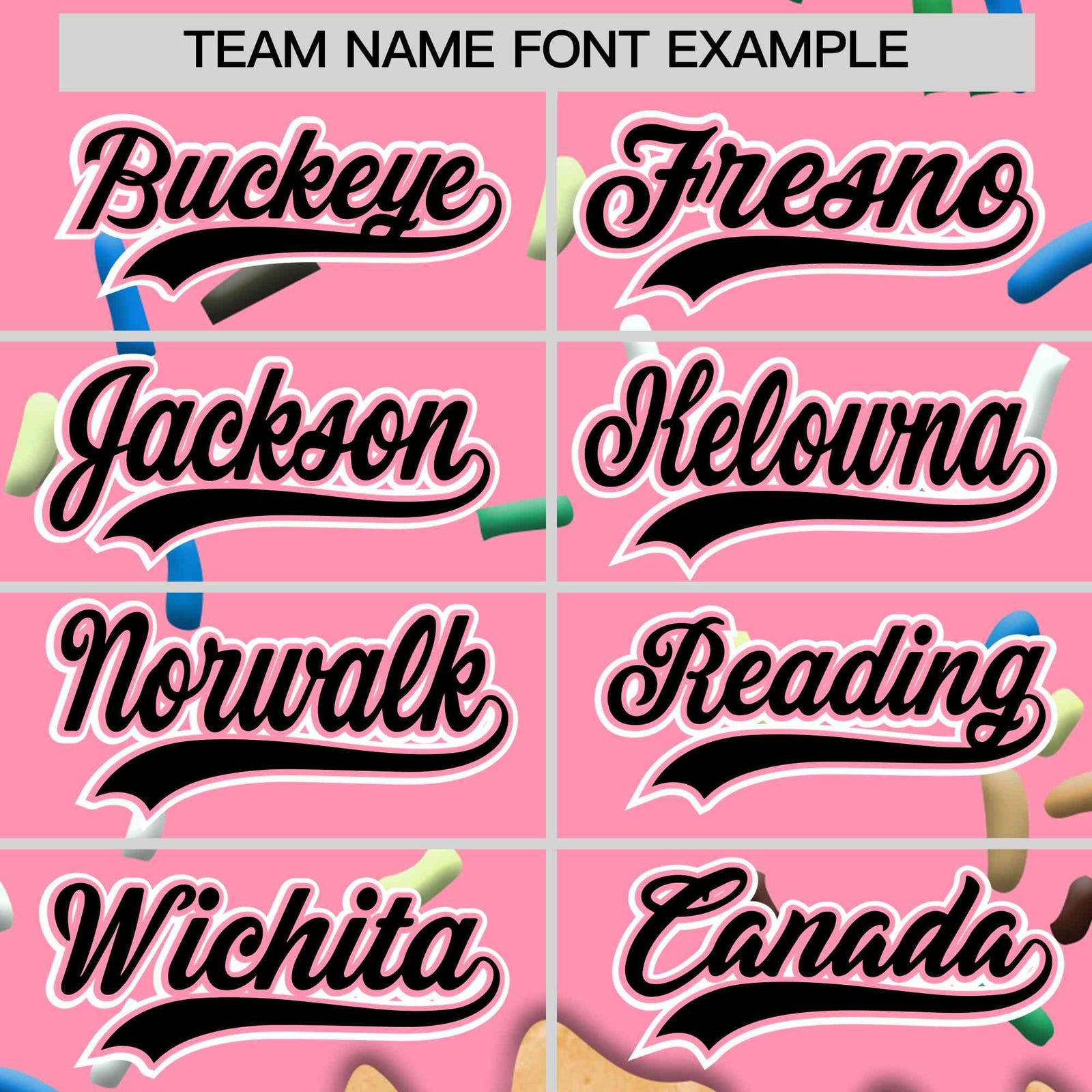 Custom Light Pink Ice Cream Cone Graffiti Pattern Full-Snap Varsity Letterman Jackets