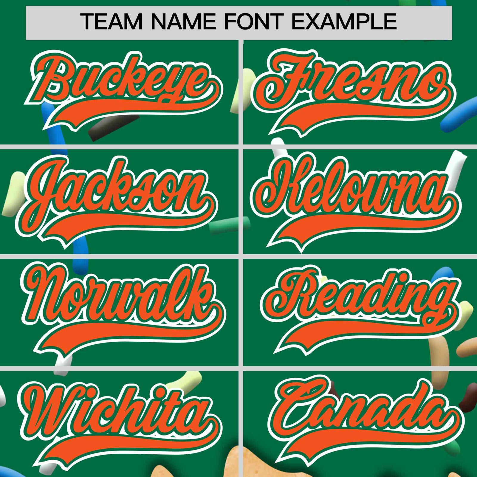 Custom Kelly Green Ice Cream Cone Graffiti Pattern Full-Snap Varsity Letterman Jackets