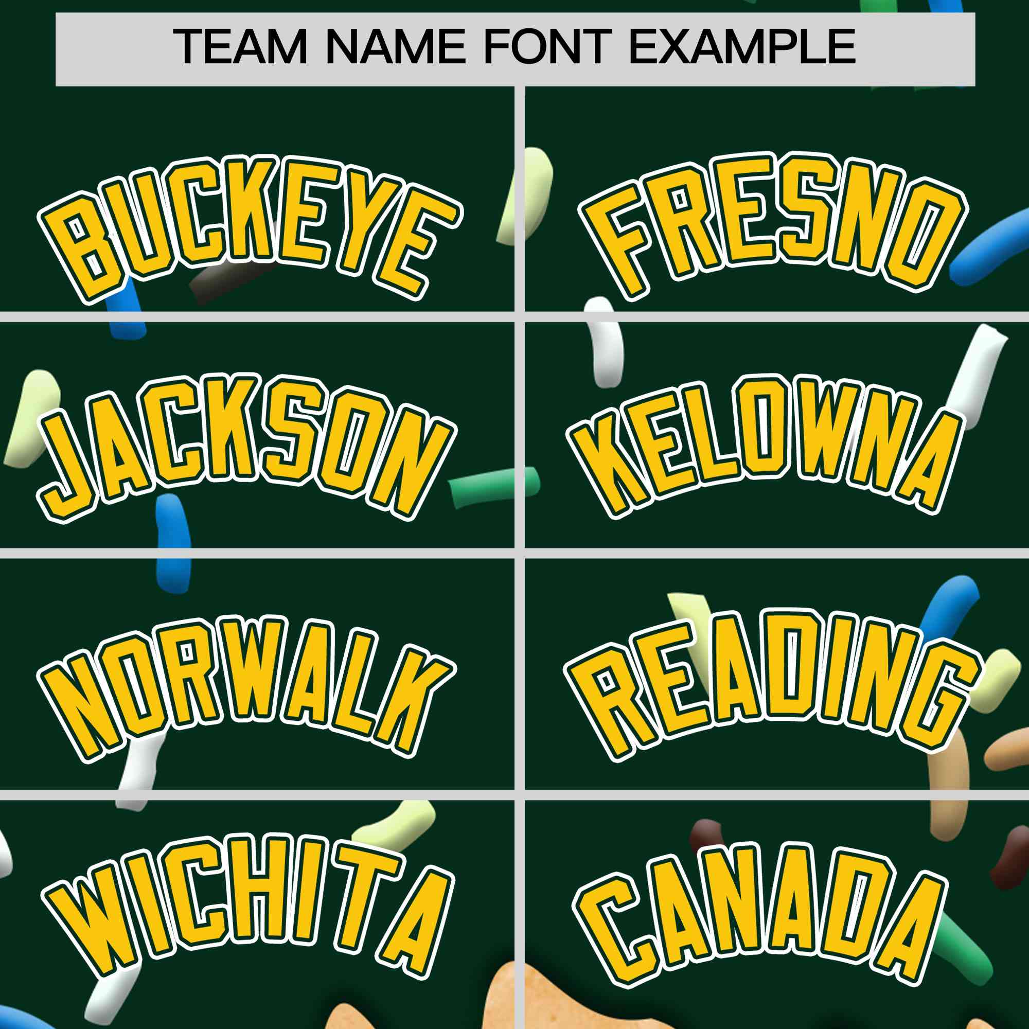 Custom Green Ice Cream Cone Graffiti Pattern Full-Snap Varsity Letterman Jackets