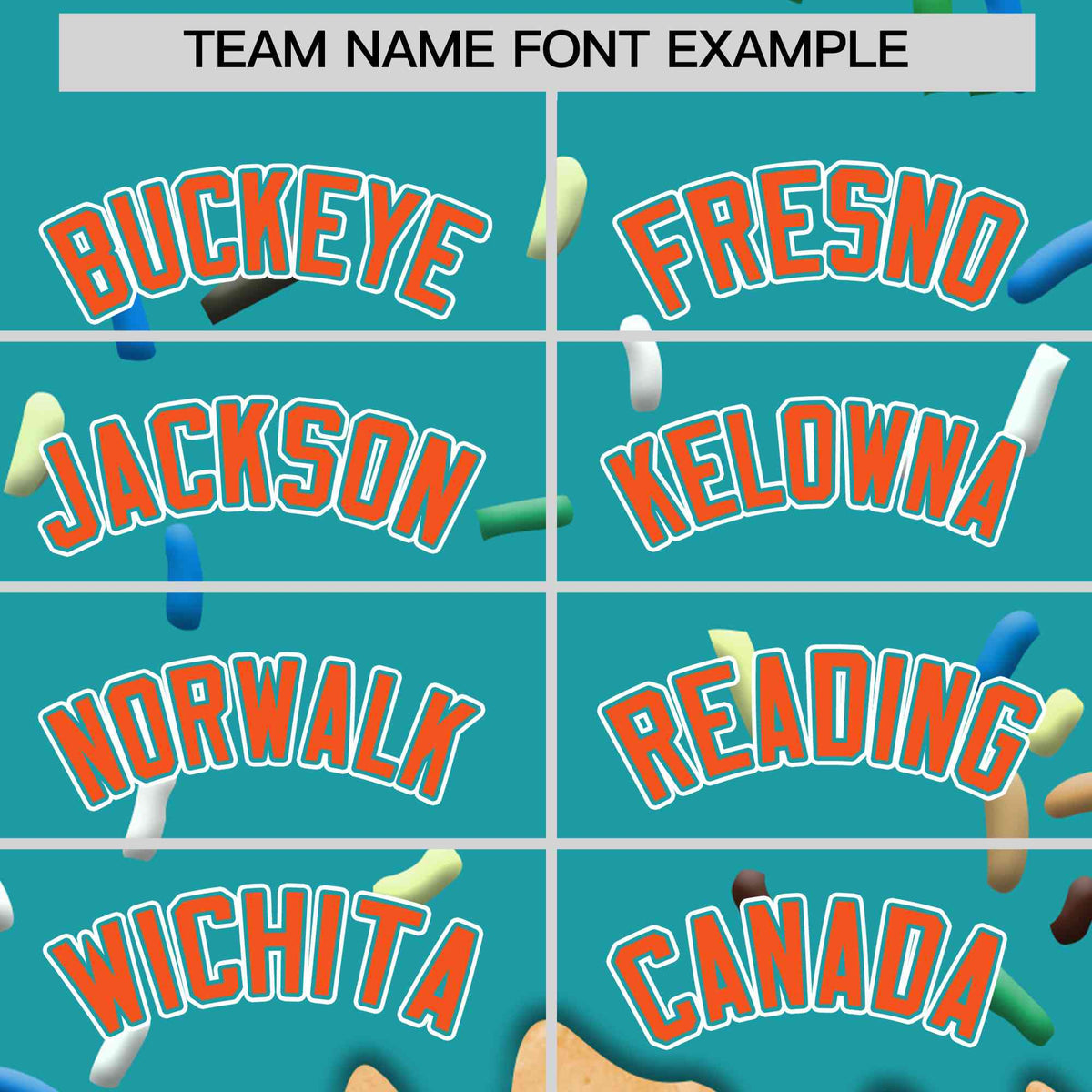 Custom Aqua Ice Cream Cone Graffiti Pattern Full-Snap Varsity Letterman Jackets