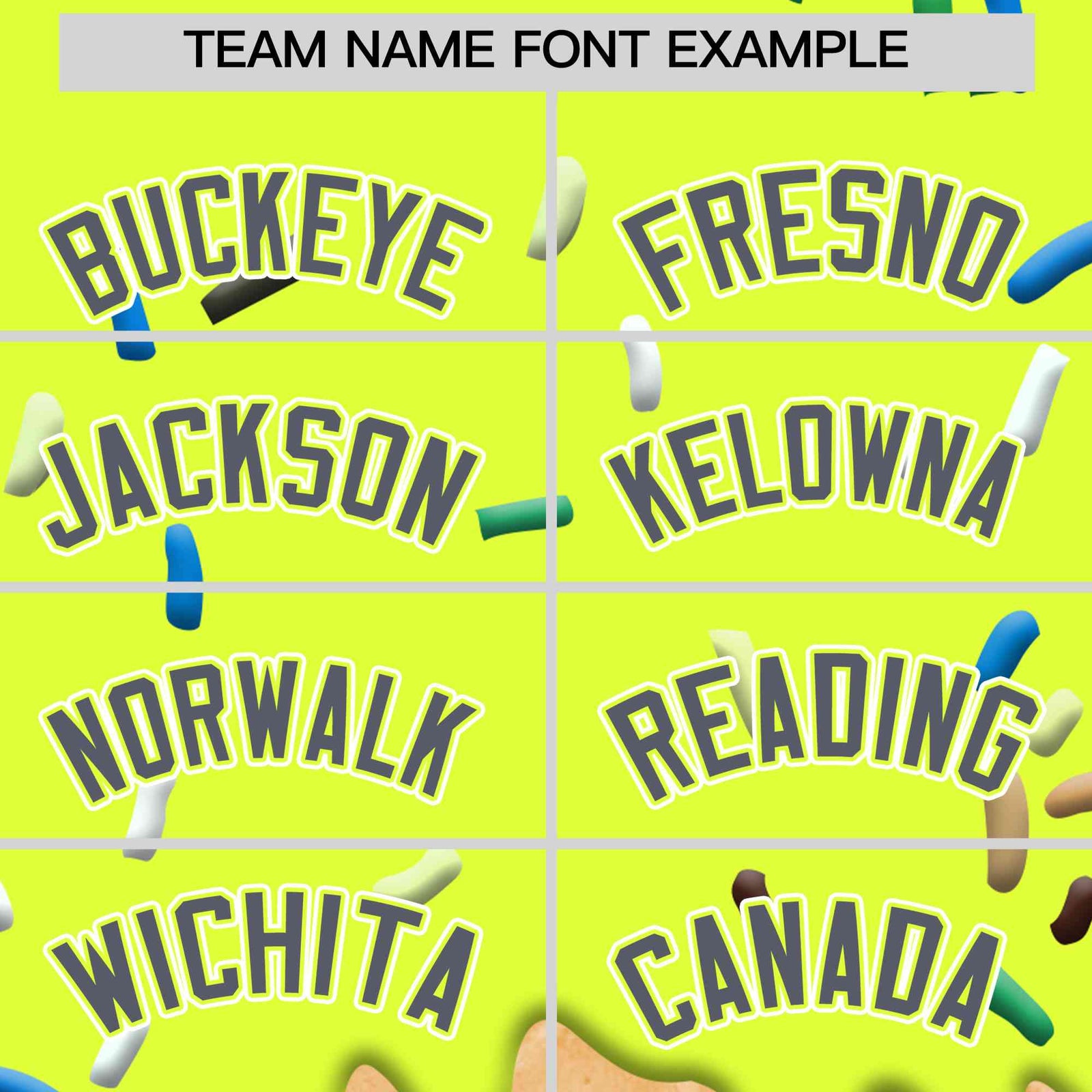 Custom Fluorescent Green Ice Cream Cone Graffiti Pattern Full-Snap Varsity Letterman Jackets