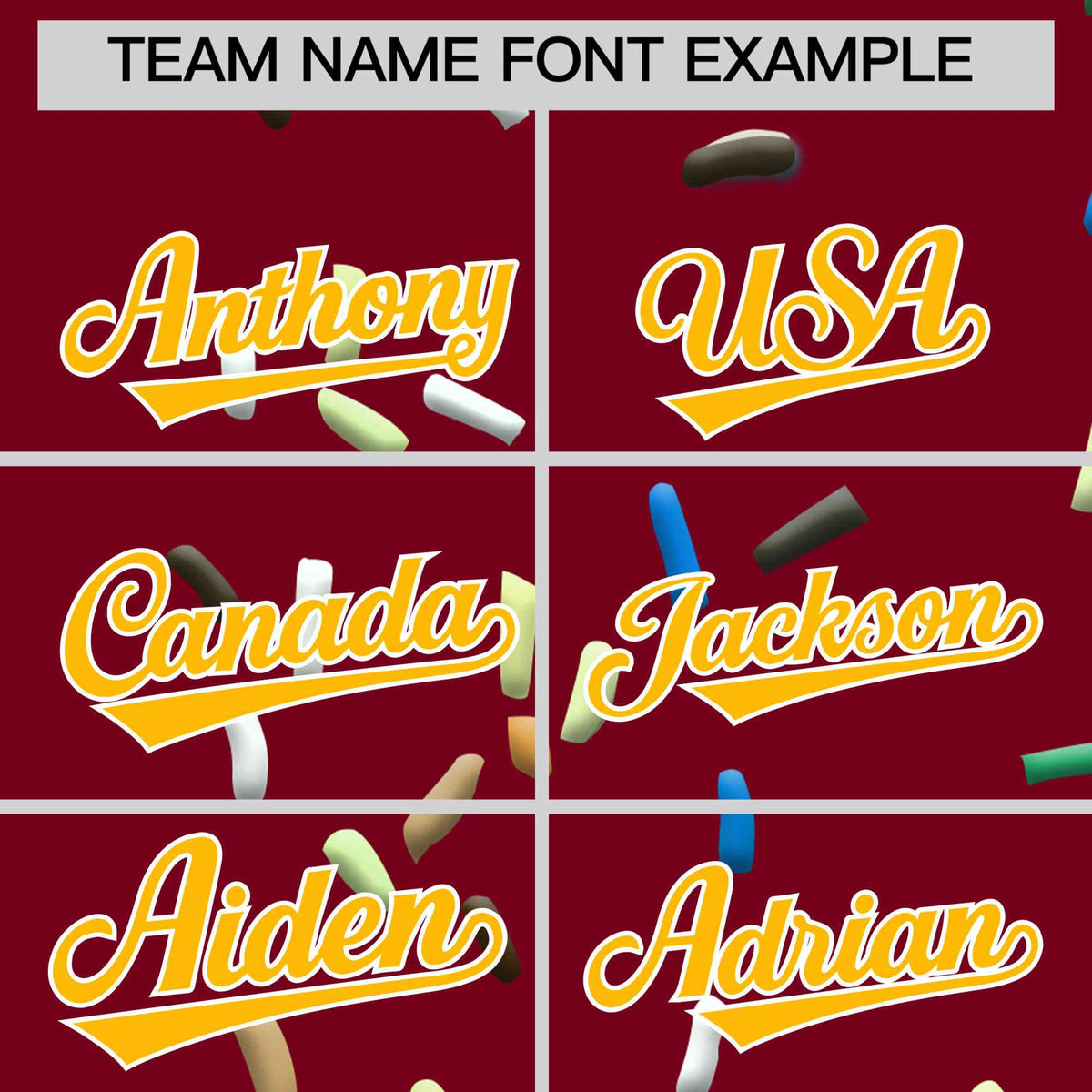 Custom Crimson Ice Cream Cone Graffiti Pattern Full-Snap Varsity Letterman Jackets| KXKSHOP