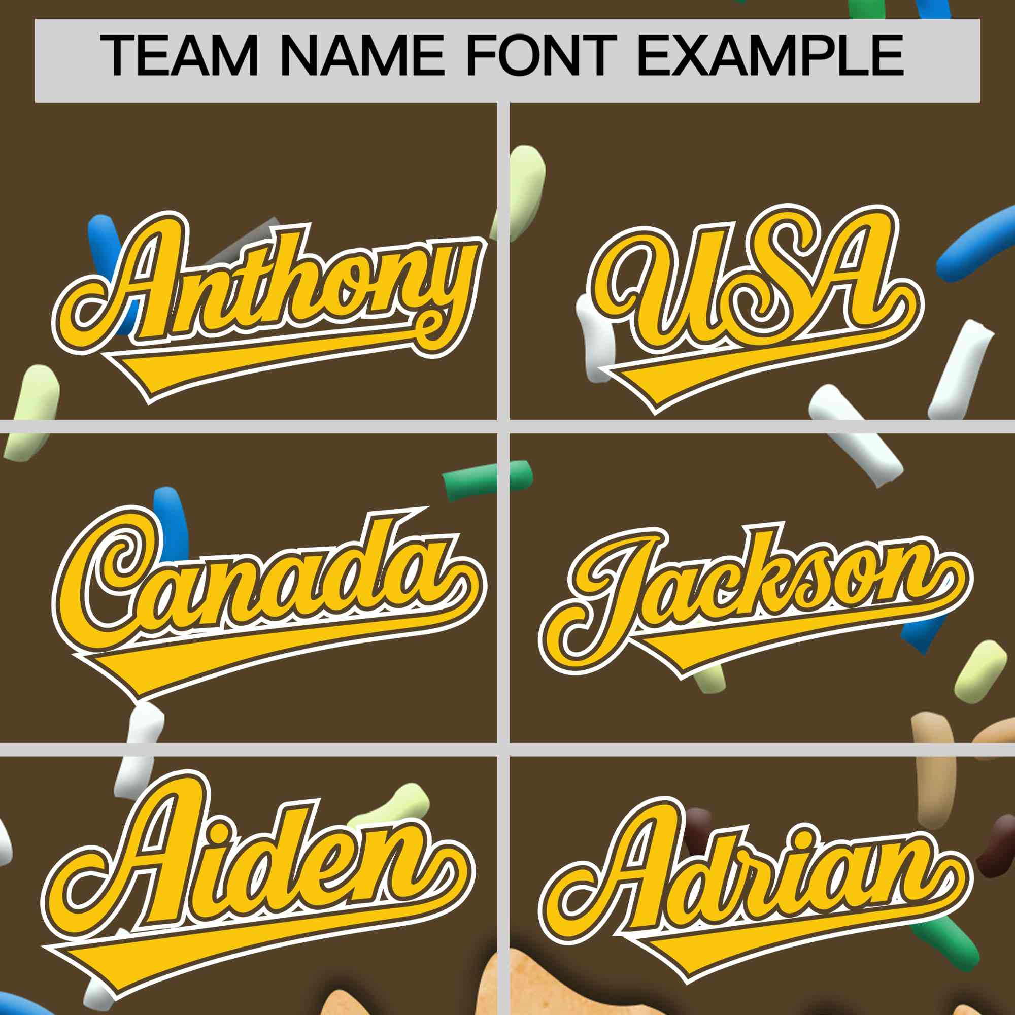 Custom Light Brown Ice Cream Cone Graffiti Pattern Full-Snap Varsity Letterman Jackets| KXKSHOP