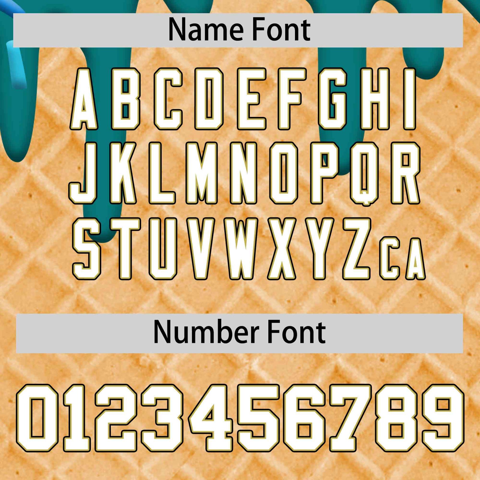 Custom Teal Ice Cream Cone Graffiti Pattern Full-Snap Varsity Letterman Jackets| KXKSHOP