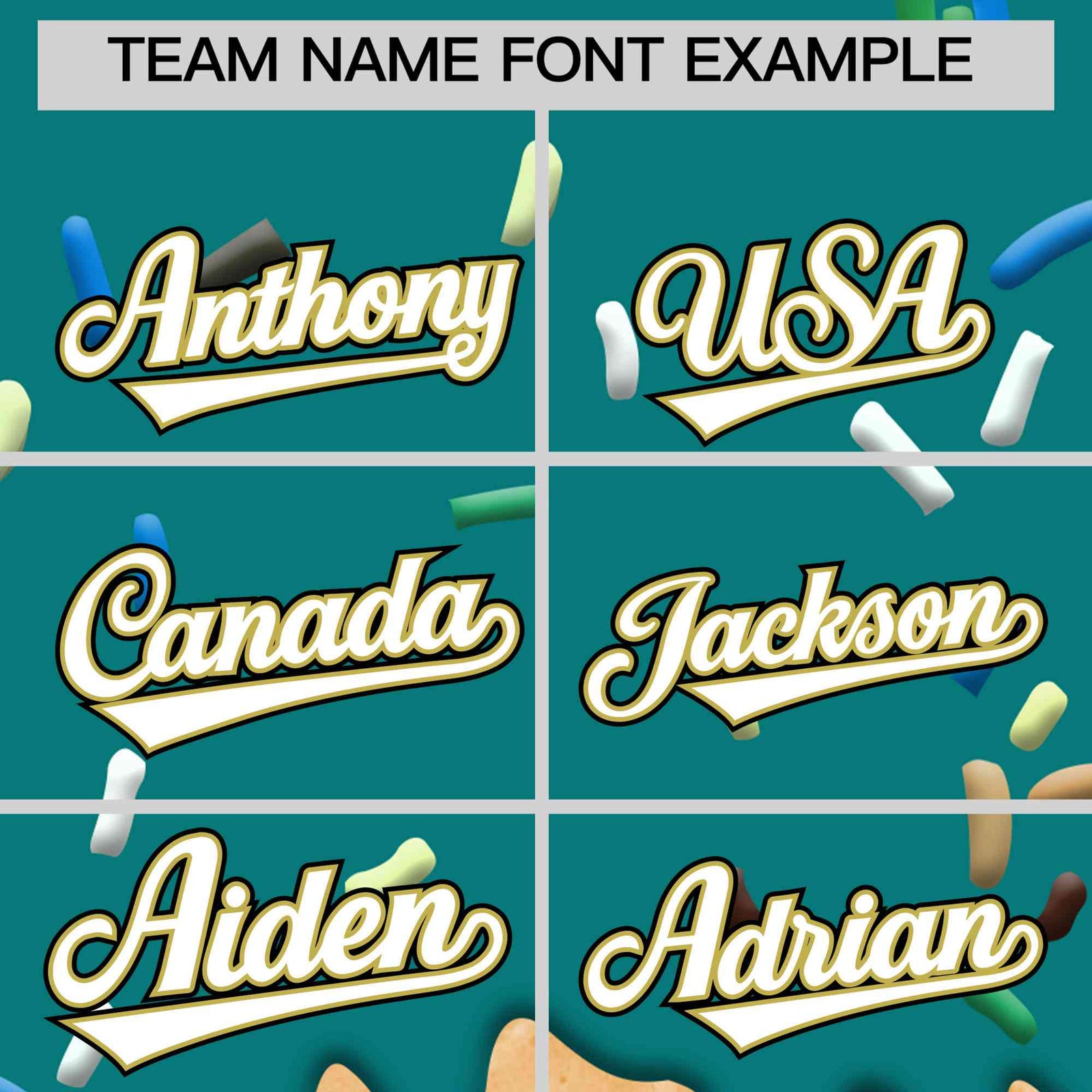 Custom Teal Ice Cream Cone Graffiti Pattern Full-Snap Varsity Letterman Jackets| KXKSHOP