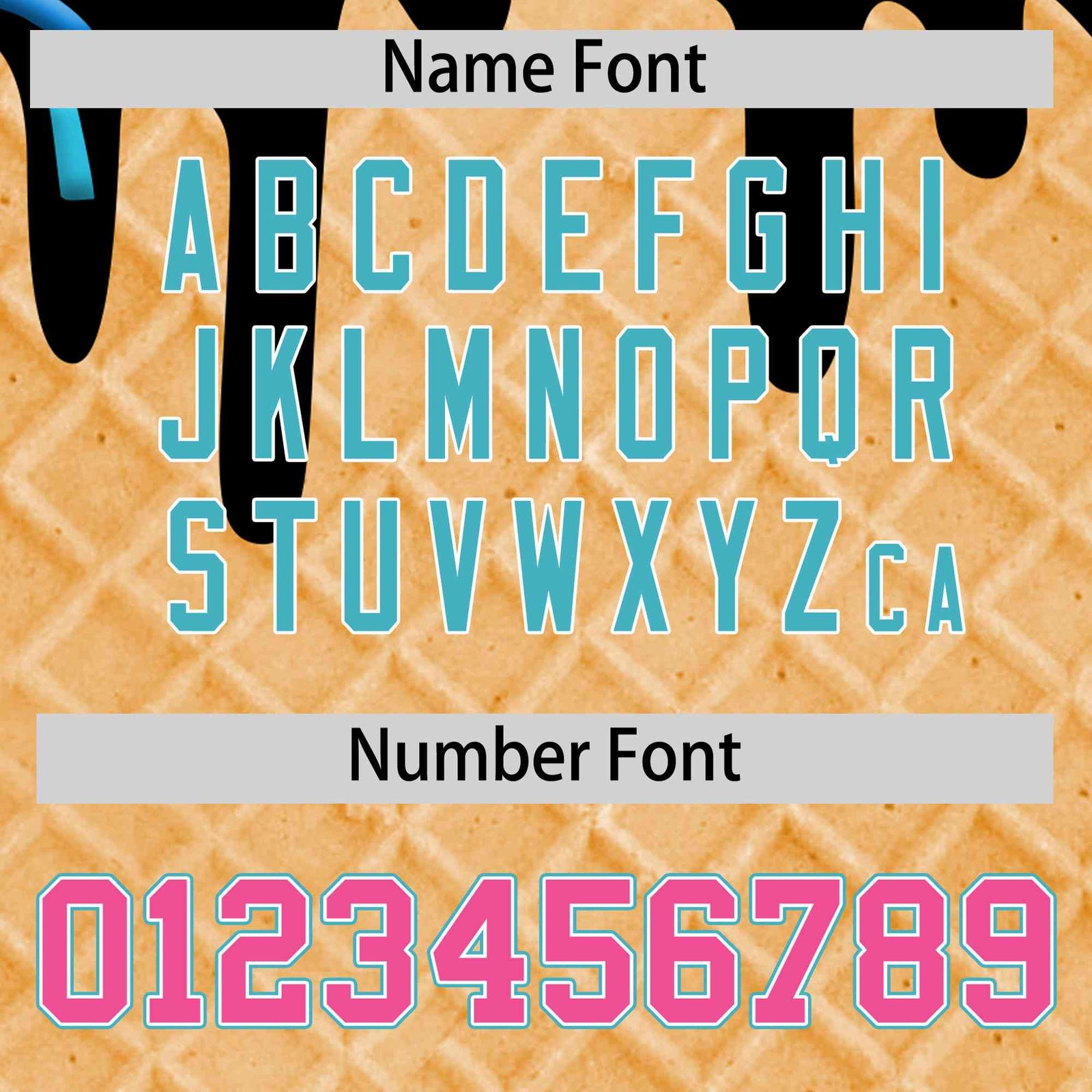 Custom Black Ice Cream Cone Graffiti Pattern Full-Snap Varsity Letterman Jackets| KXKSHOP