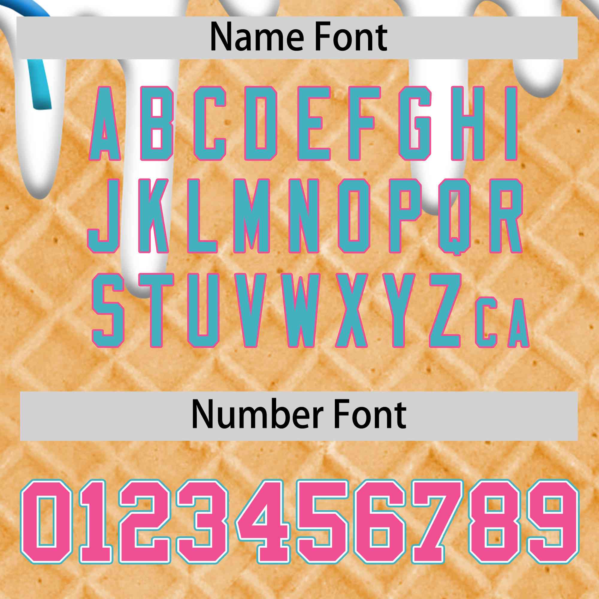 Custom White Ice Cream Cone Graffiti Pattern Full-Snap Varsity Letterman Jackets| KXKSHOP