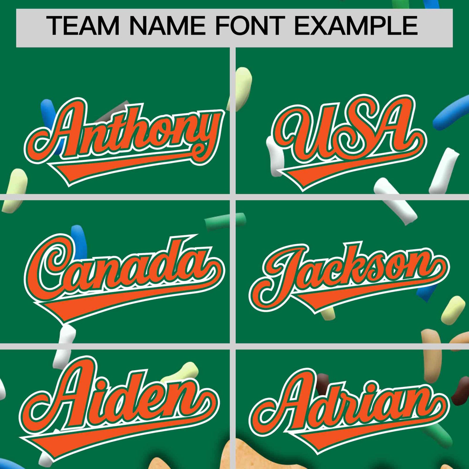 Custom Kelly Green Ice Cream Cone Graffiti Pattern Full-Snap Varsity Letterman Jackets| KXKSHOP